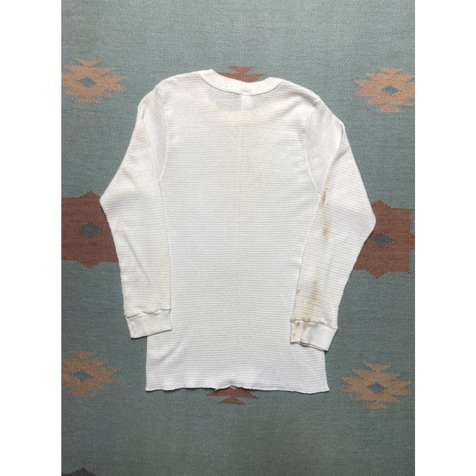 Vintage VINTAGE 70s waffle knit thermal shirt Kmart grunge base layer women's XL Shirt Womens XL waffle knit thermal shirt grunge base layer Kmart vintage 70s Size XL / US 12-14 / IT 48-50 - 6 Thumbnail