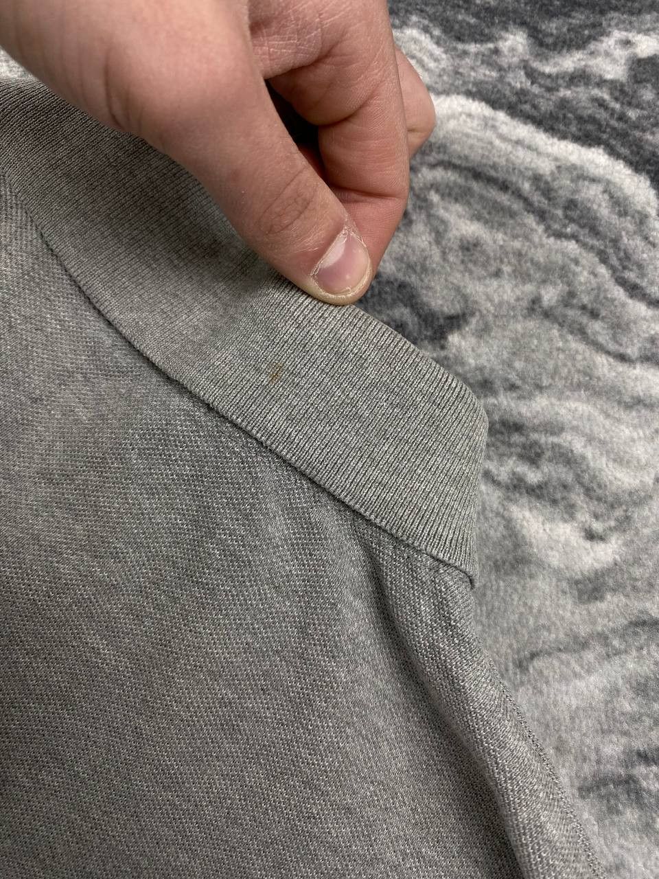 Moncler Moncler Maglia Polo Manica Corta Polo Shirt Men Size XL Gray Size US XL / EU 56 / 4 - 9 Thumbnail