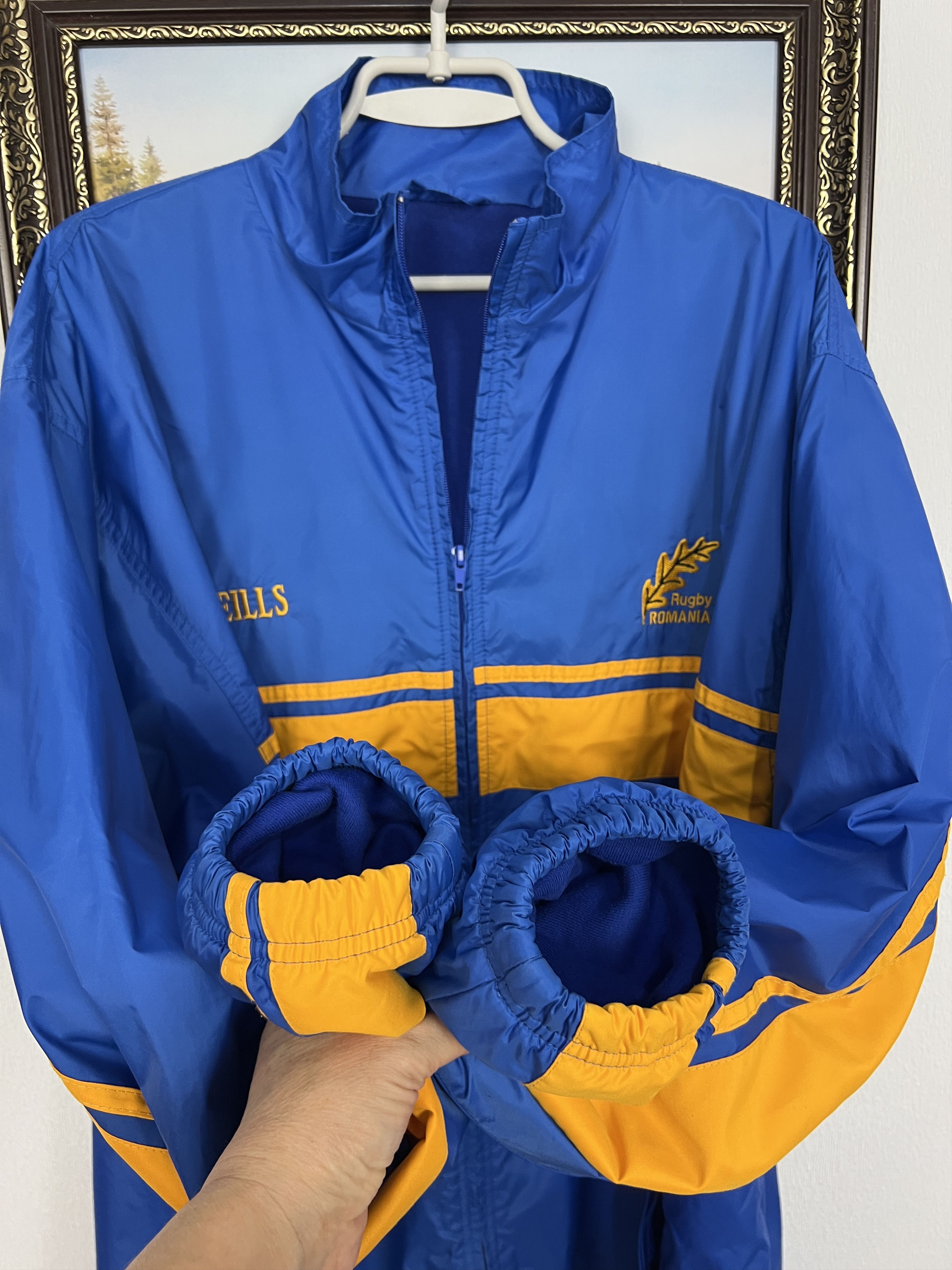 O'Neills ONeills Romania Rugby Union National Suit Set Jacket Pants Size US 38 / EU 54 - 4 Thumbnail