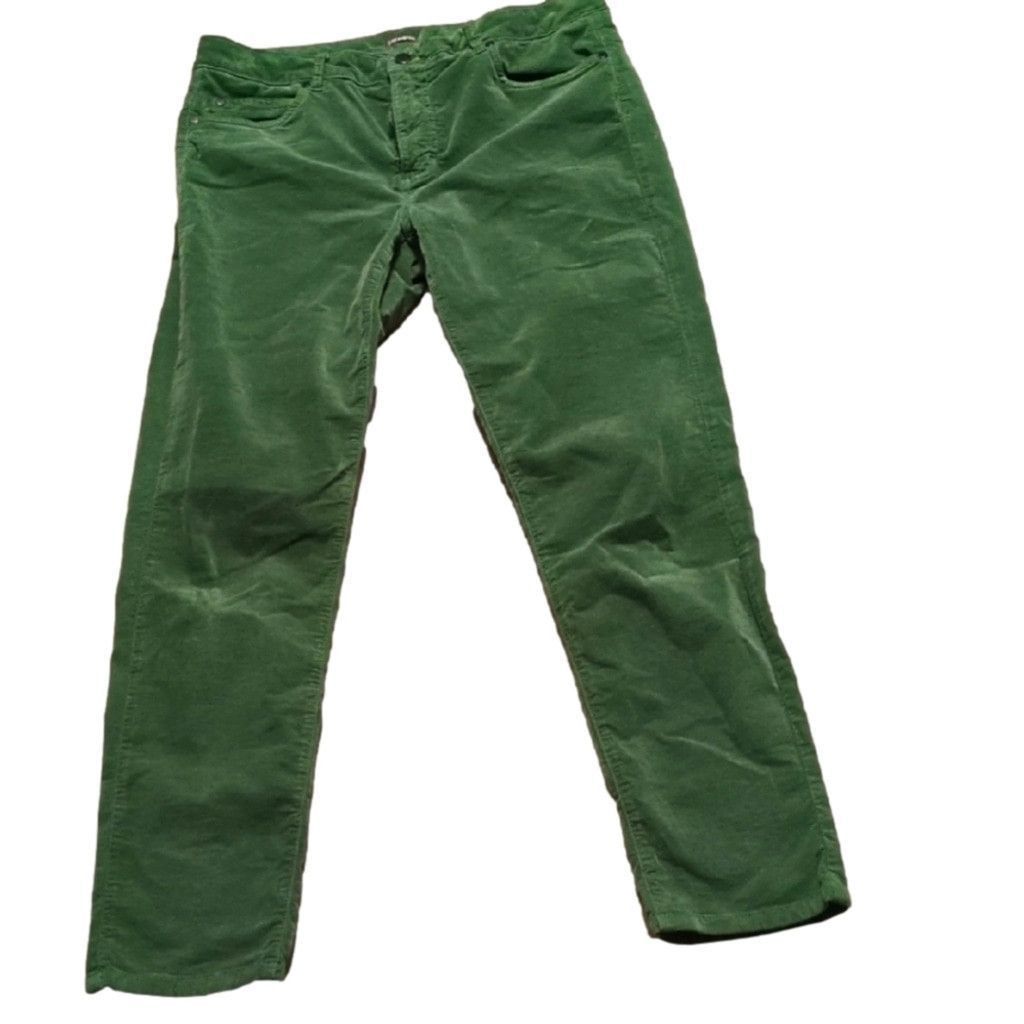 J.McLaughlin J. McLaughlin Green Velour Pants Size 8 Size 30" / US 8 / IT 44 - 3 Thumbnail
