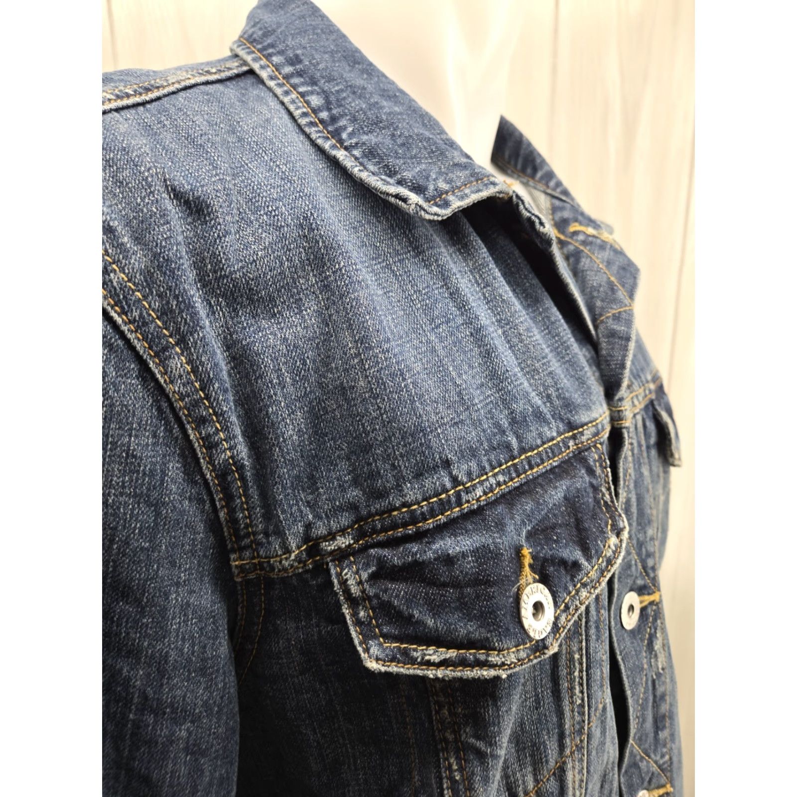 American Eagle Outfitters VINTAGE AMERICAN EAGLE Mens Jacket XL Blue Button Up Trucker Cowboy Western Denim Size US XL / EU 56 / 4 - 7 Thumbnail