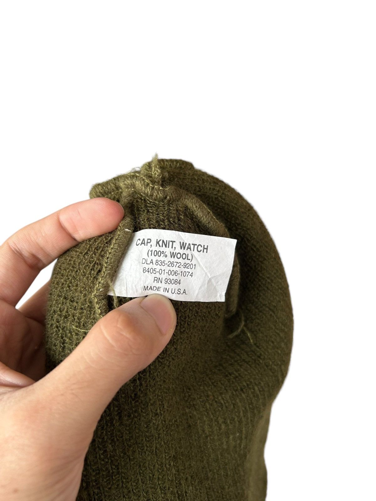 Japanese Brand × Kapital × Vintage Vintage Made in Usa Army Style wool Beanie Hats Size ONE SIZE - 6 Thumbnail