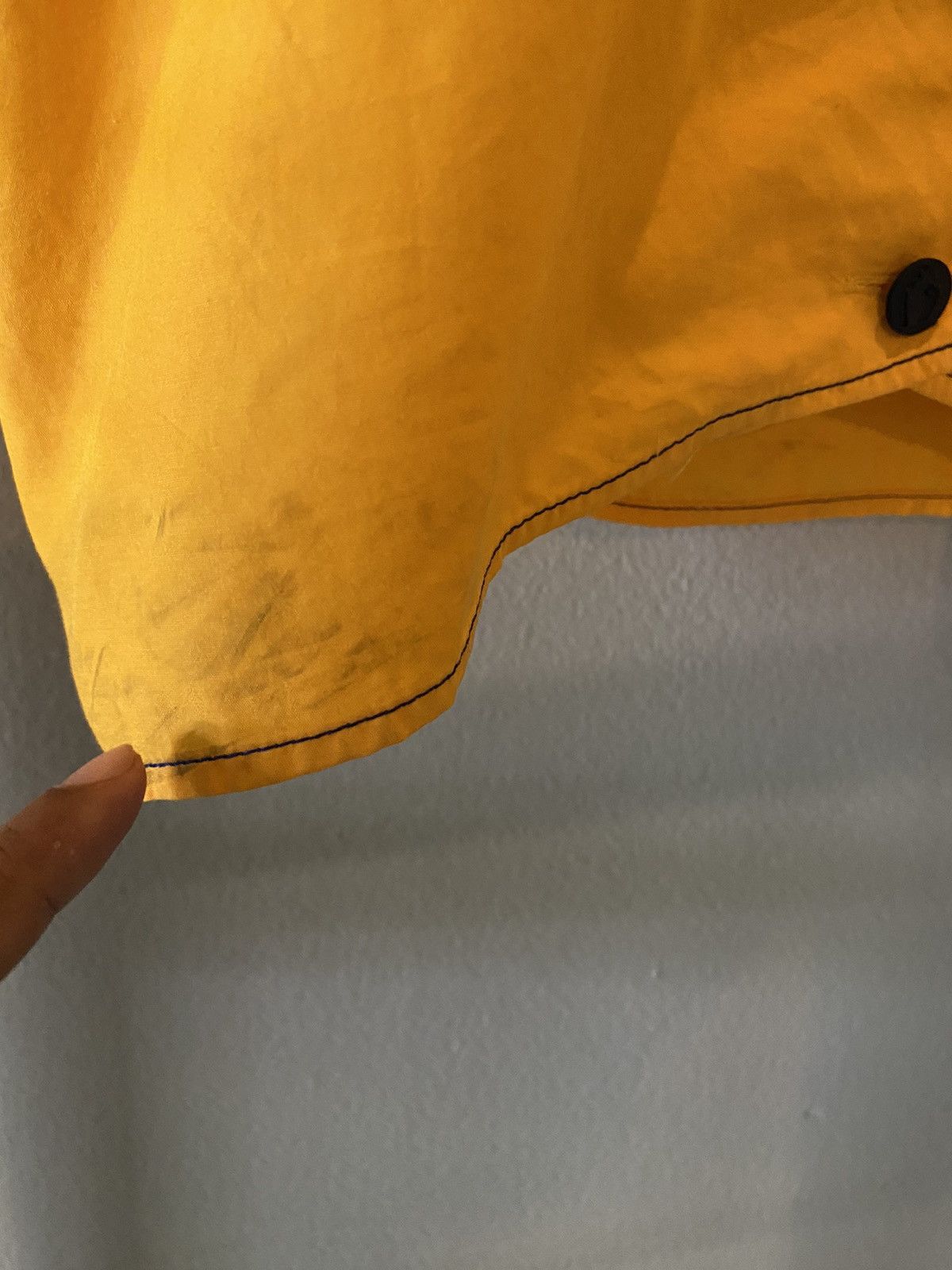 Chloe Chloé Vintage Vibrant Yellow Button-Up Top Size S / US 4 / IT 40 - 18 Thumbnail