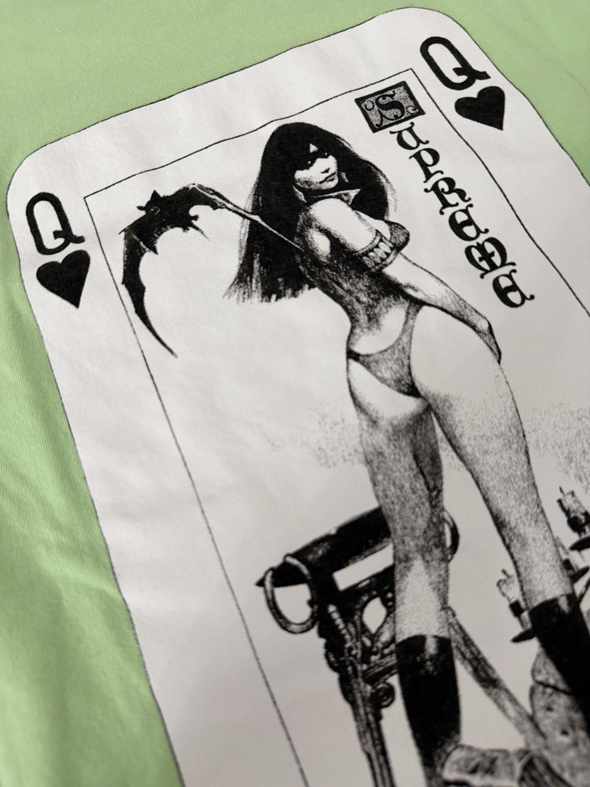 Supreme Supreme SS17 Vampirella Card Tee Light Green Size US L / EU 52-54 / 3 - 12 Thumbnail