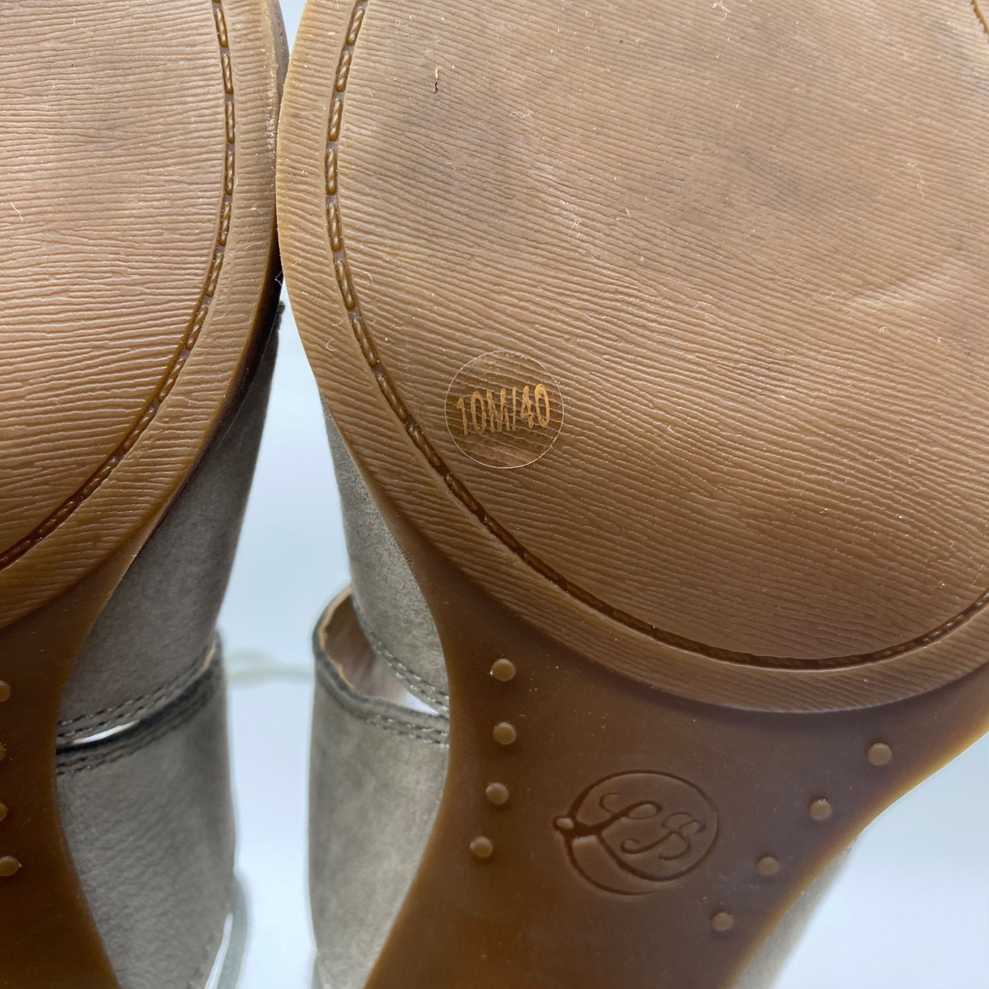 Lucky Brand Lucky Brand Lanita Taupe Leather cut-out Lace-Up Block Heel Size US 10 / IT 40 - 9 Thumbnail