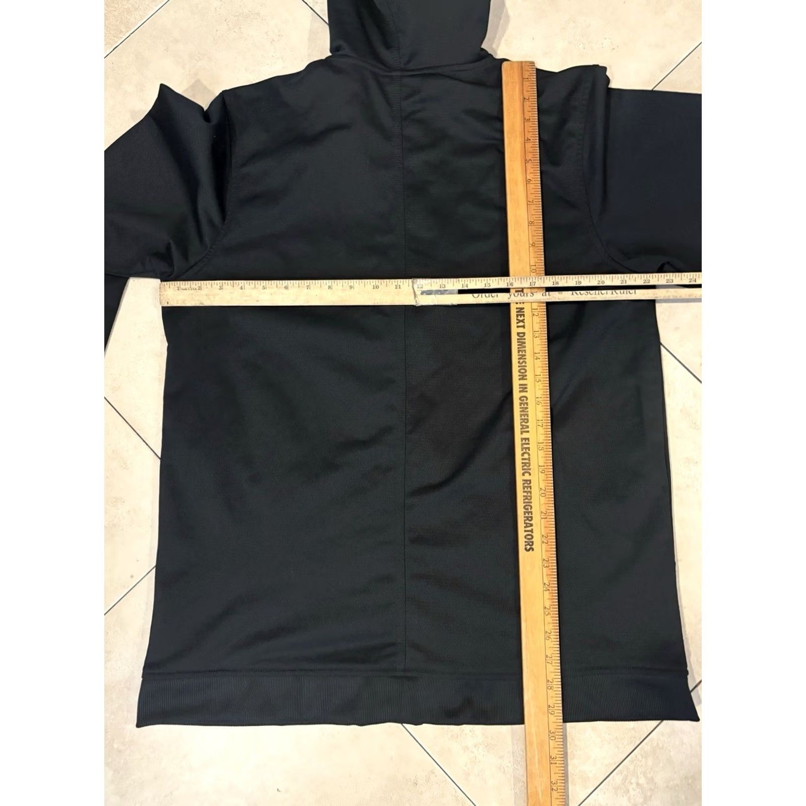 Nike Y2K Nike Force Hoodie Mens Size Medium Black Embroidered Striped Size US M / EU 48-50 / 2 - 6 Thumbnail
