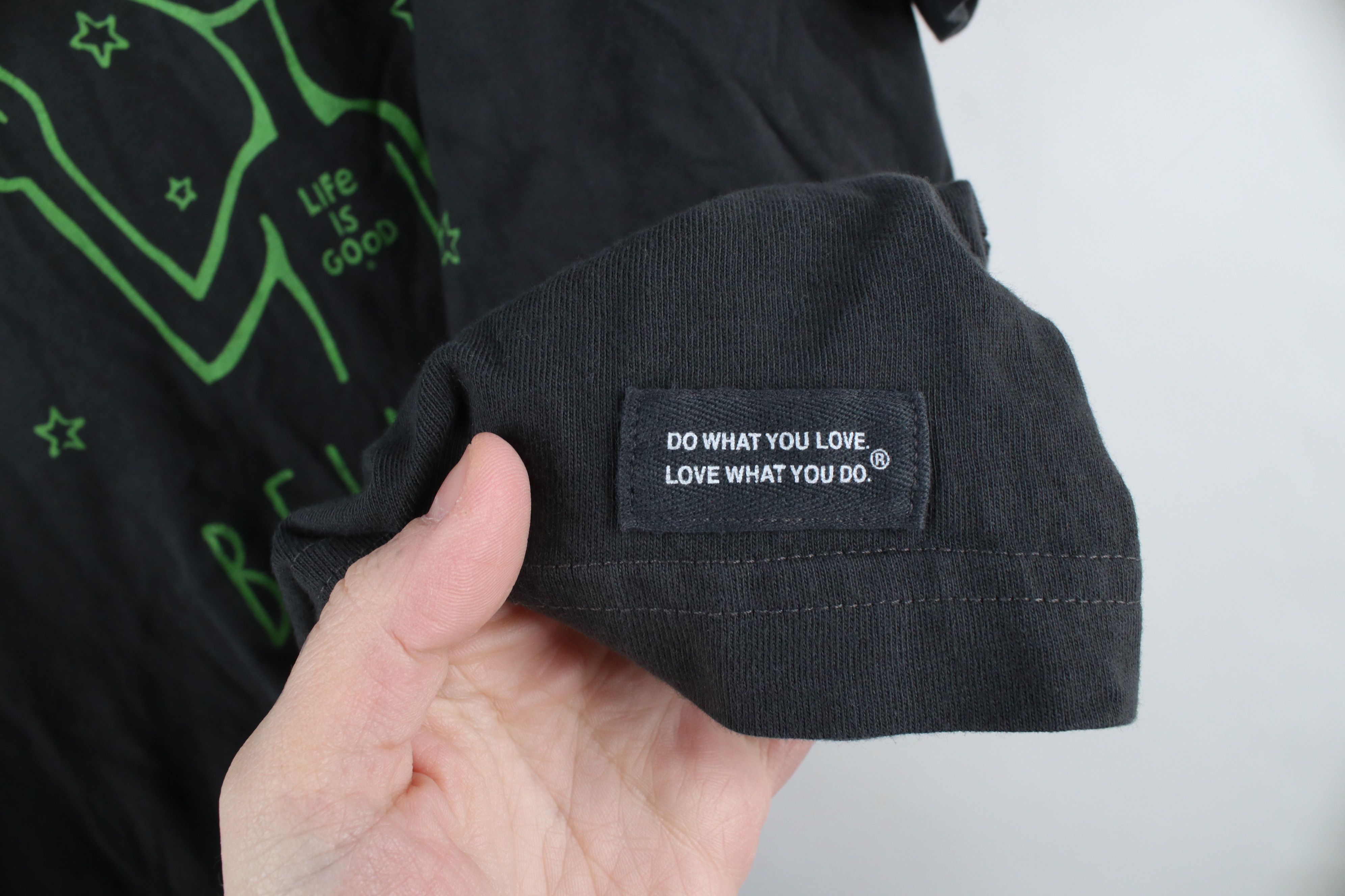 Life is Good × Vintage Life Is Good Spell Don't Stop Believing Alien Space T-Shirt Size US L / EU 52-54 / 3 - 4 Thumbnail
