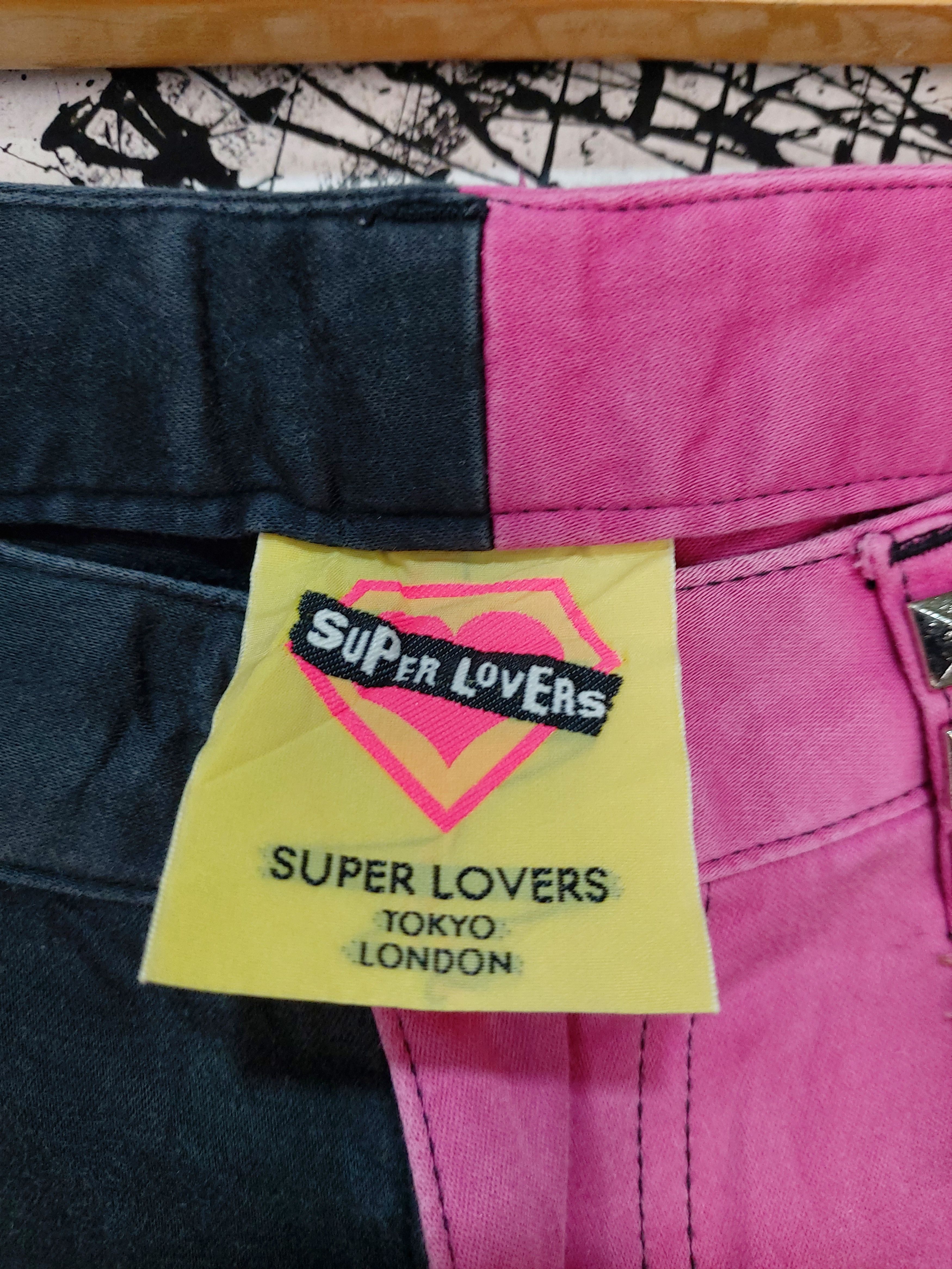 Seditionaries VINTAGE SUPER LOVERS ROCK BLACK PINK JEANS Size 26" / US 2 / IT 38 - 10 Thumbnail