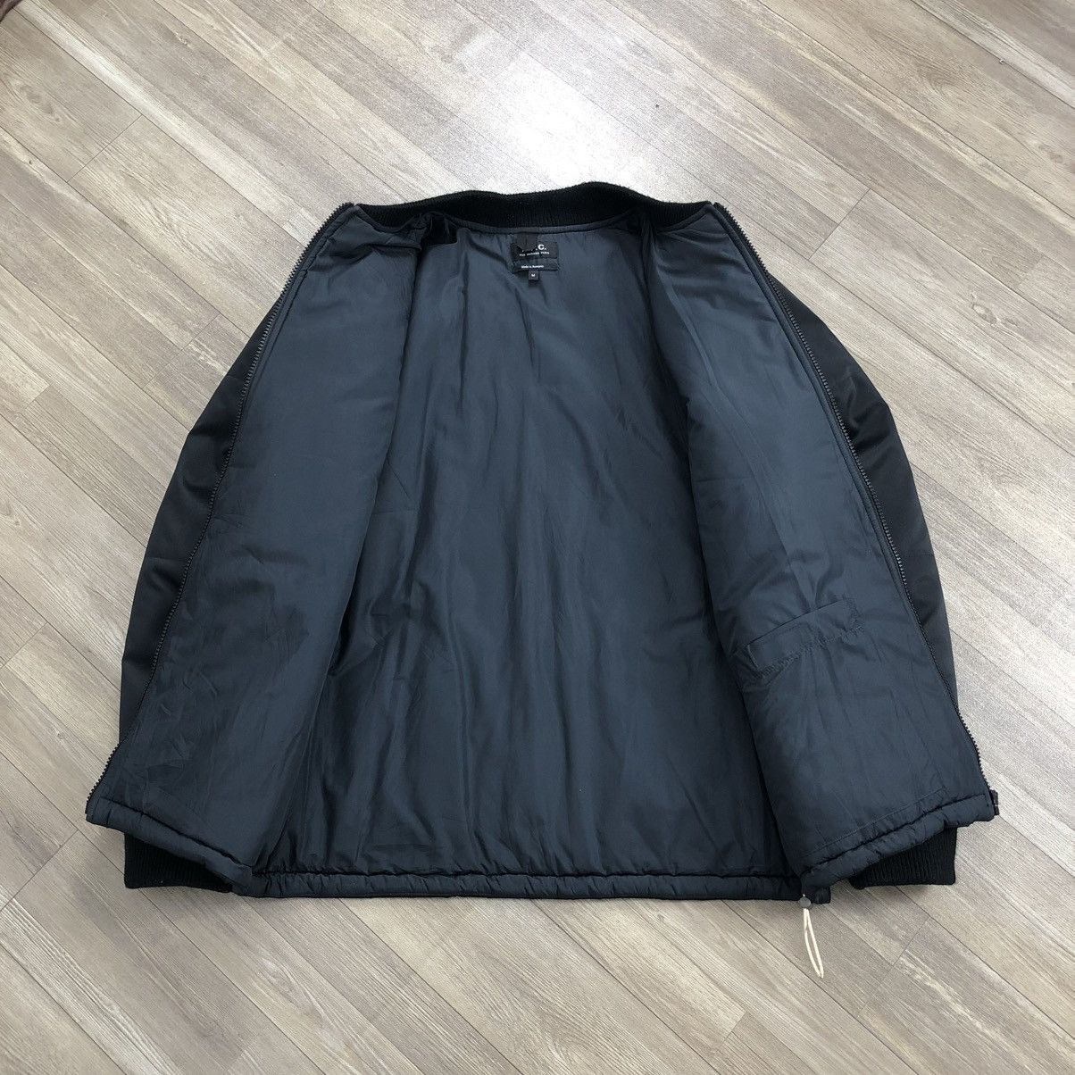 A.P.C. 2000s A.P.C. Ned Quilted Black Bomber Jacket Size US M / EU 48-50 / 2 - 4 Thumbnail