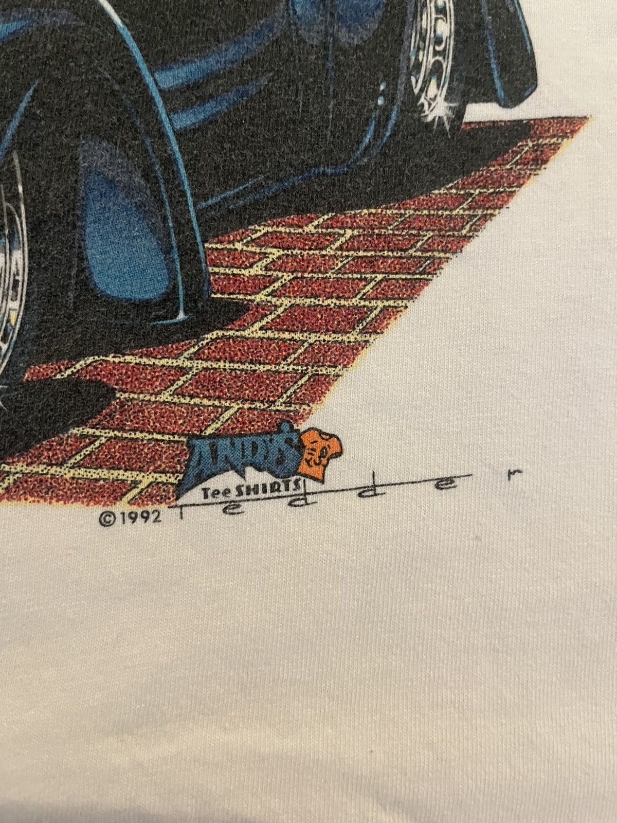 Lee 1992 Badlands Automotive white tee Size US XL / EU 56 / 4 - 4 Thumbnail