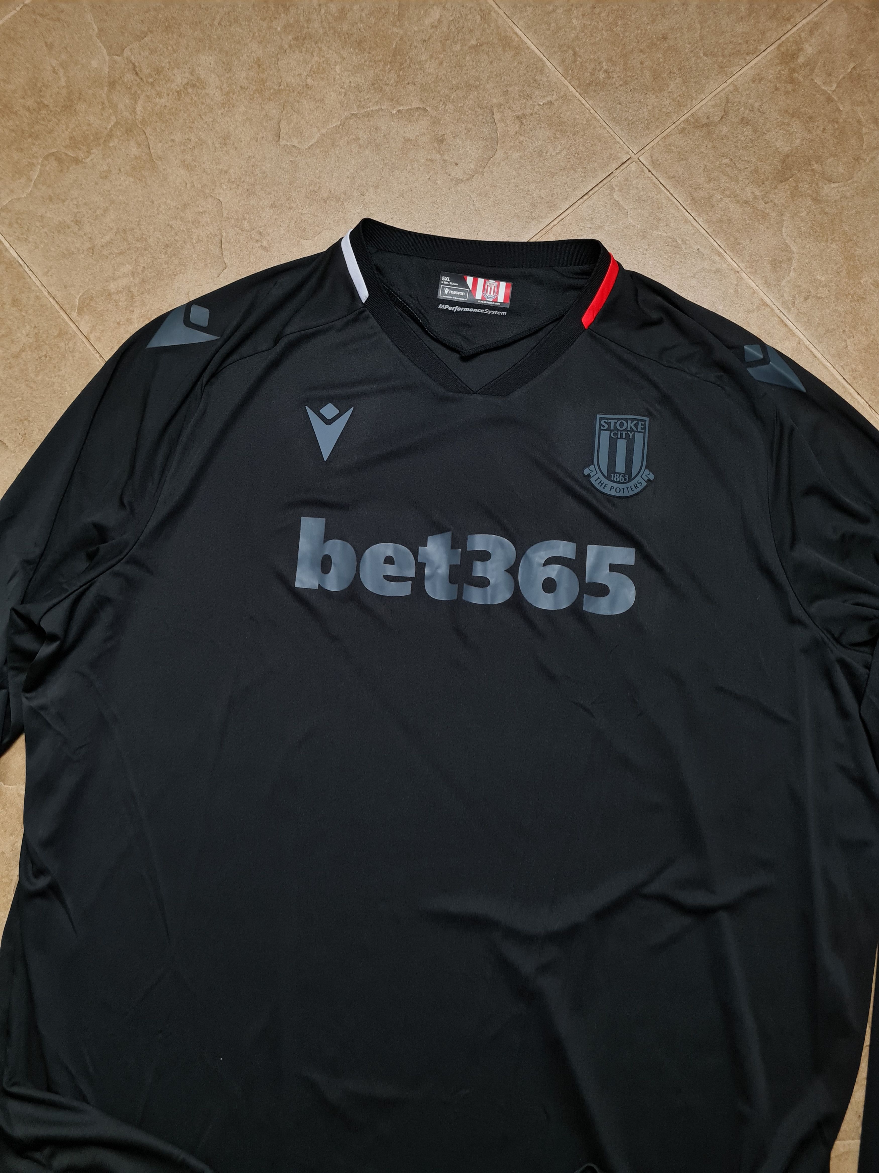 Macron Training Jersey 2024-25 Stoke City Macron Away Soccer Shirt Size US XXL / EU 58 / 5 - 1 Thumbnail