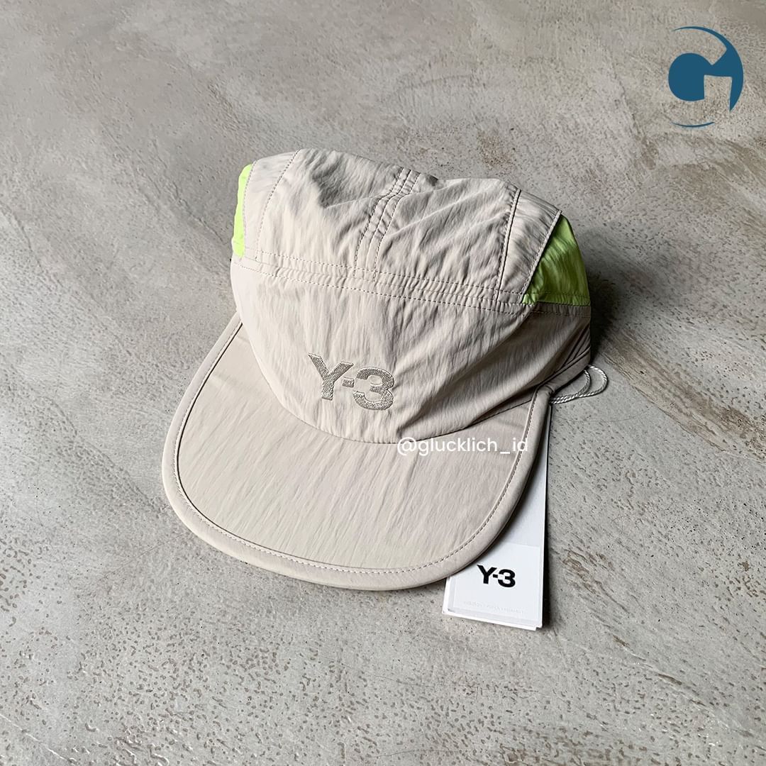 Y-3 Y3, Nylon Beige Running Cap Size ONE SIZE - 2 Thumbnail