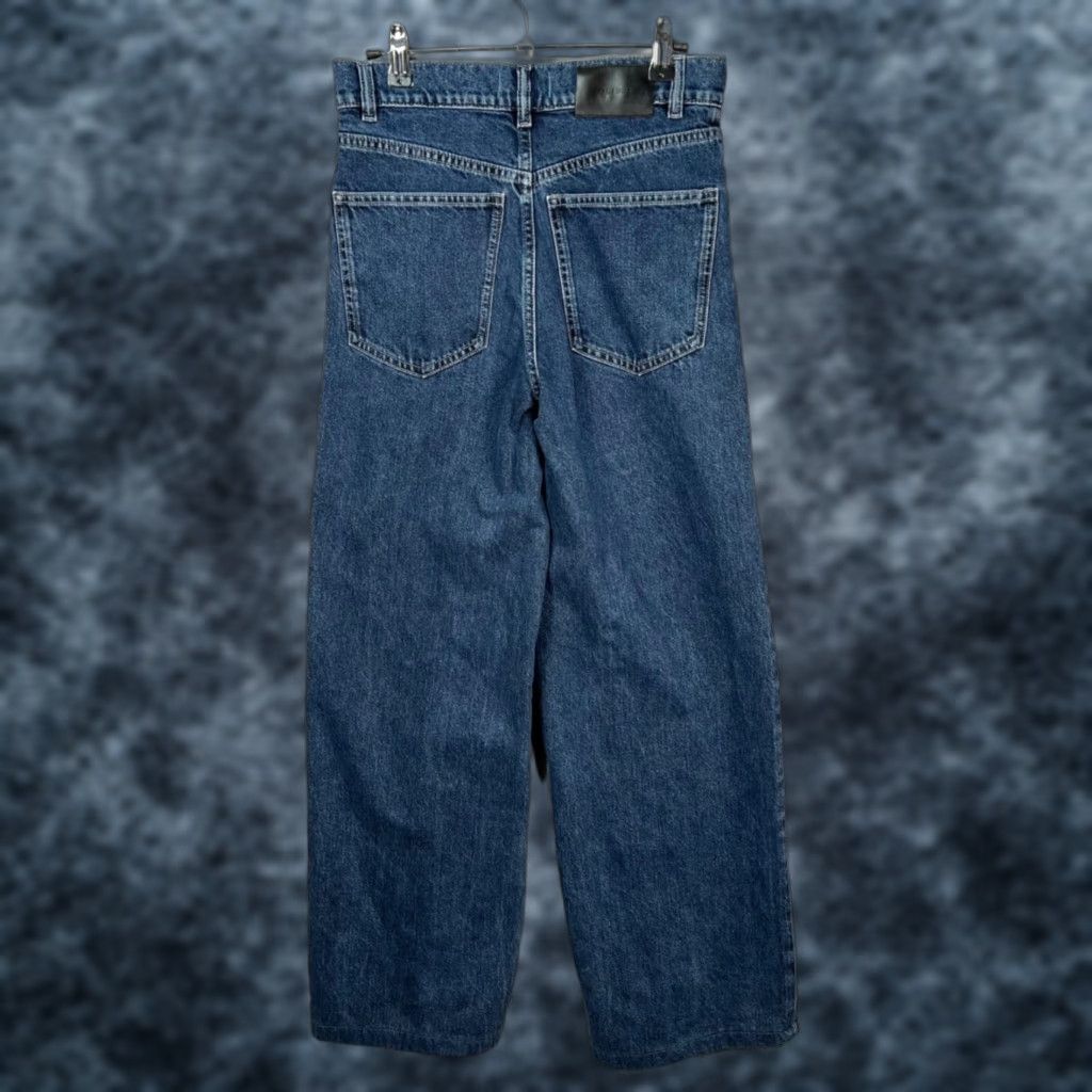 DL1961 DL1961 Womens Jeans Size 25 High-Waisted Wide-Leg Blue Denim Cotton 5-Pocket DL1961 Womens Jeans Wide-Leg Blue Size 27" / US 4 / IT 40 - 1 Thumbnail