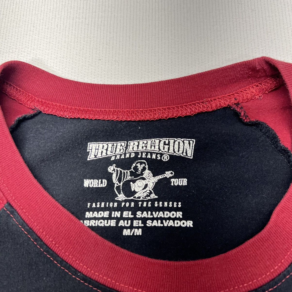 True Religion True Religion Tee Shirt Black Red Graphic Short Sleeve Jeans Size US M / EU 48-50 / 2 - 5 Thumbnail