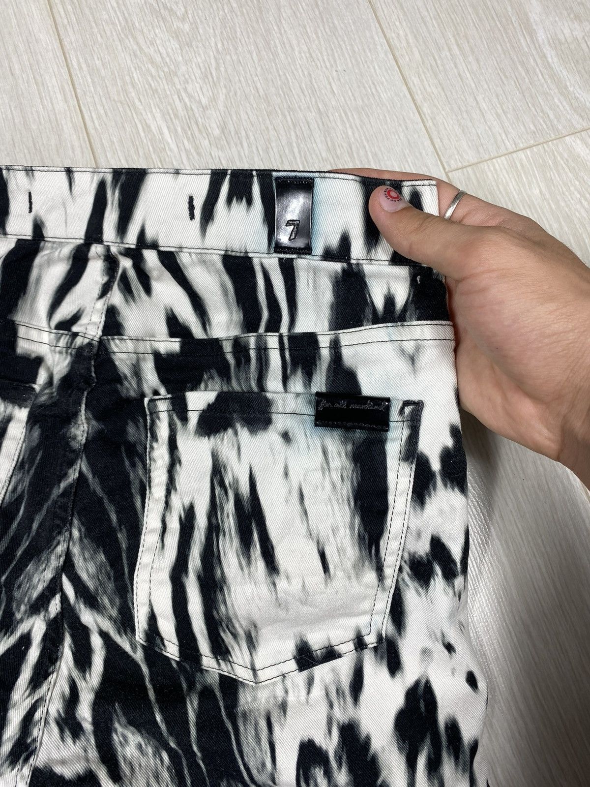 7 For All Mankind × Giambattista Valli Giambattista Valli High Waist Size 25" / US 0 / IT 36 - 15 Thumbnail