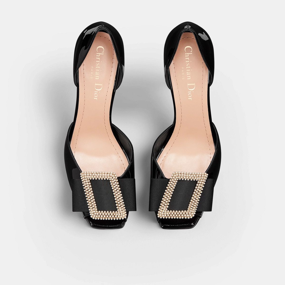 Dior o1bcso1str0225 Idylle Pump in Black Size US 7 / IT 37 - 4 Thumbnail