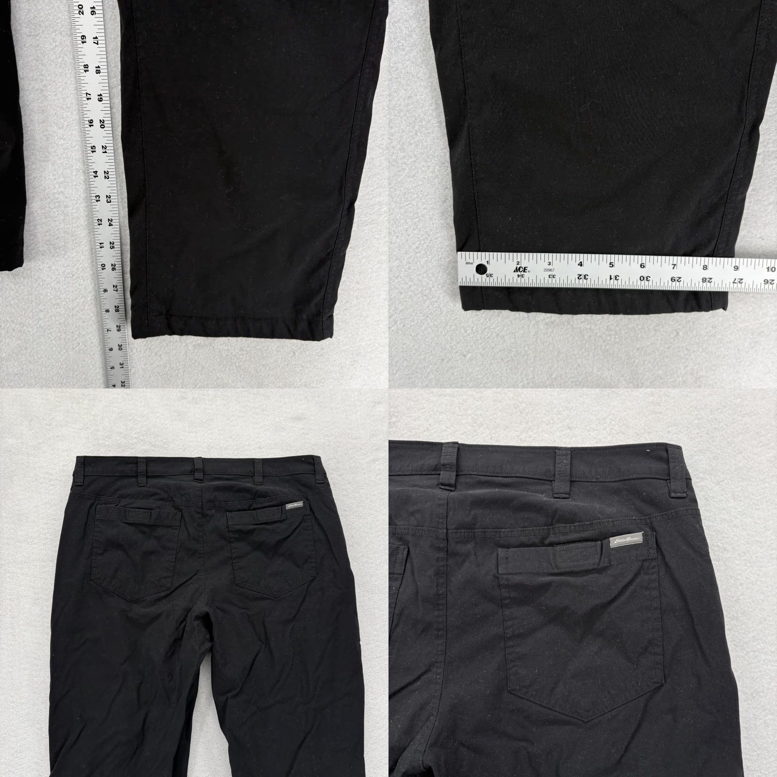 Eddie Bauer Eddie Bauer Pants Mens 38x30 Black Fleece Lined Tech Outdoor Insulated Pockets Zip Cargo Straight Leg Mens Size US 38 / EU 54 - 8 Thumbnail