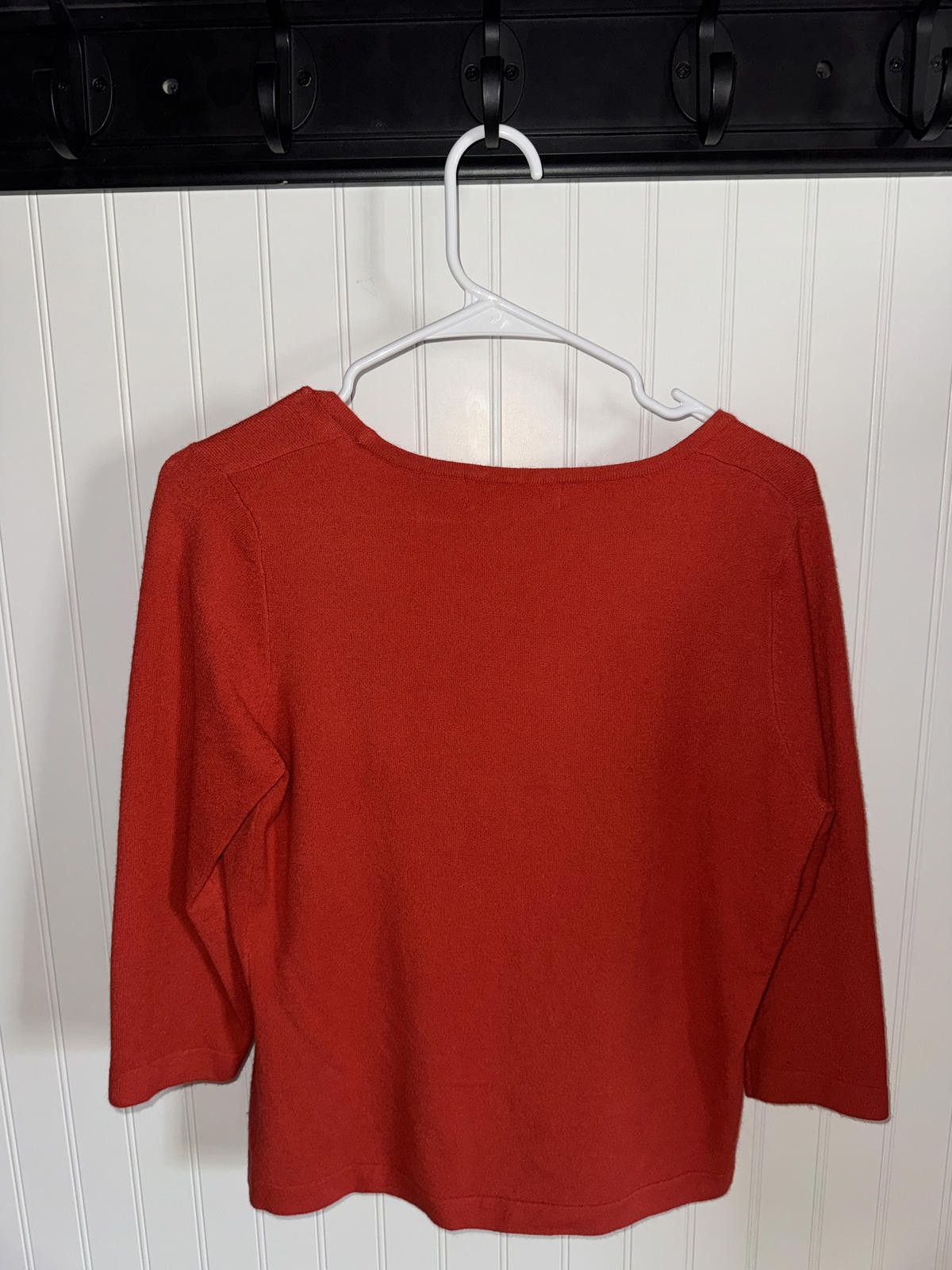 Express Express Women's Red Stretch Knit Sweater Size L Size L / US 10 / IT 46 - 2 Thumbnail
