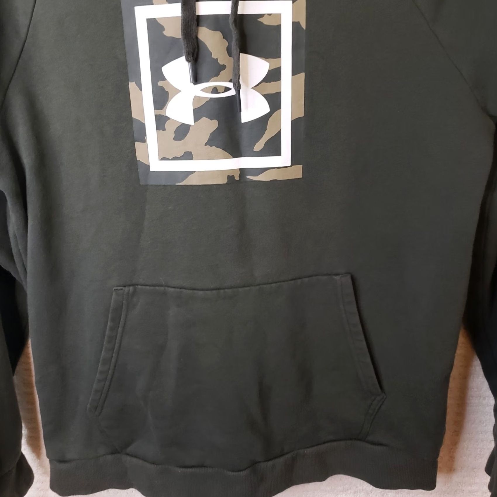 Under Armour Under Armour Hoodie Mens L Green Camouflage Logo Pullover Jersey Hunting Size US L / EU 52-54 / 3 - 3 Thumbnail