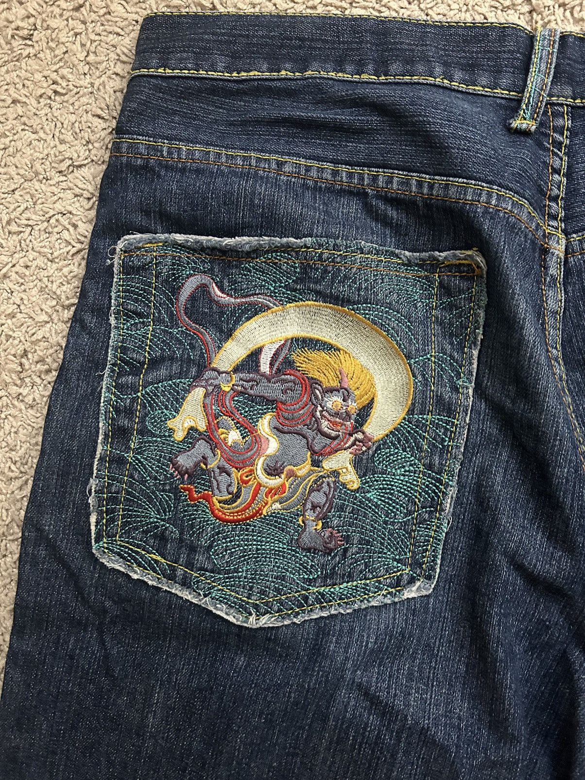 RMC Jeans Vintage RMC Red Monkey Company Jeans Embroidered Size US 36 / EU 52 - 7 Thumbnail