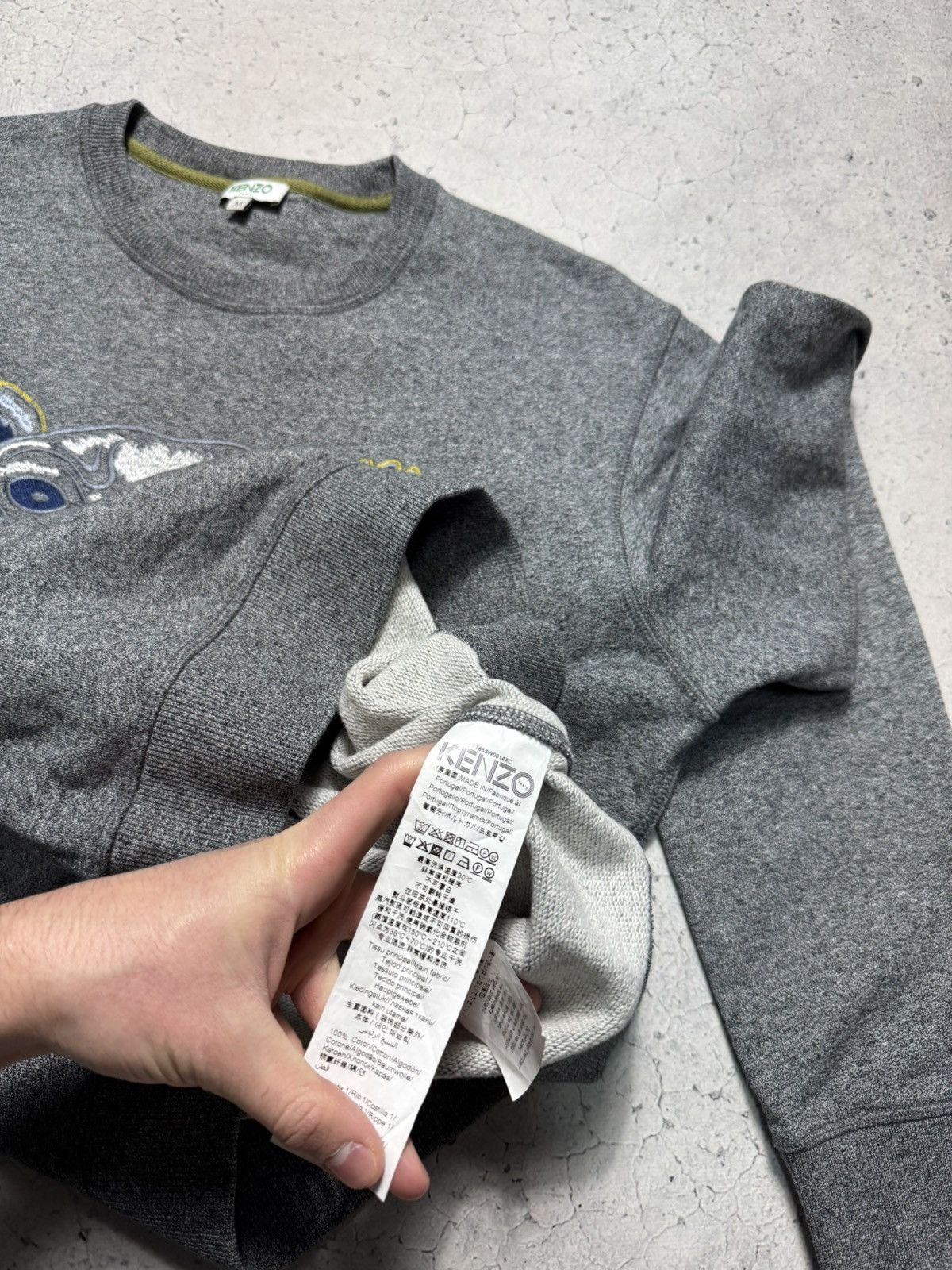 Kenzo Kenzo Paris Tiger Luxury Big Logo Sweatshirt Size M Size US M / EU 48-50 / 2 - 7 Thumbnail