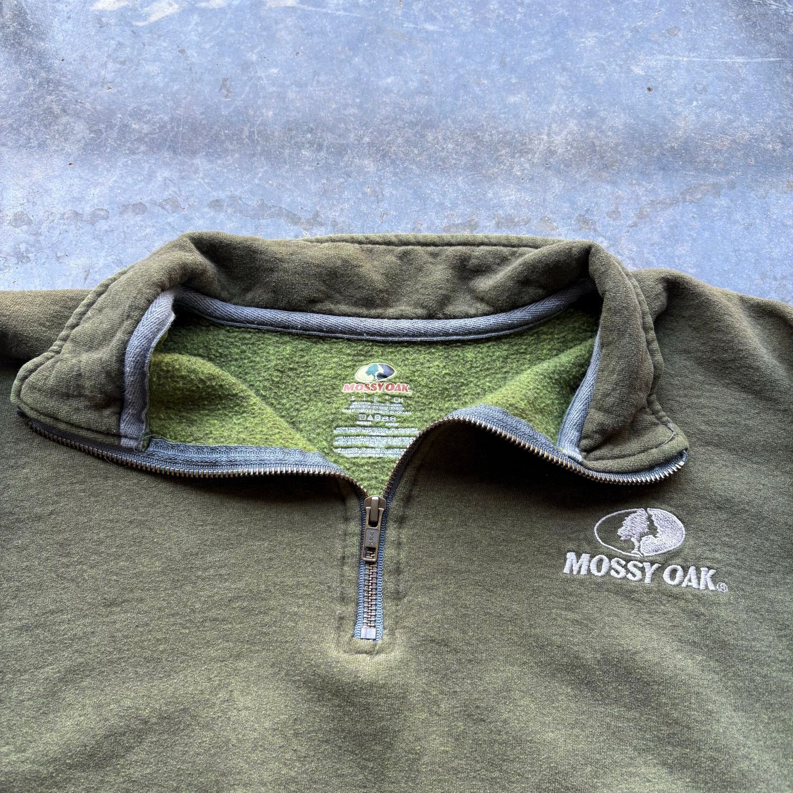 Mossy Oaks Vintage Y2K Mossy Oaks Quarter Zip Sweatshirt Size US S / EU 44-46 / 1 - 4 Thumbnail