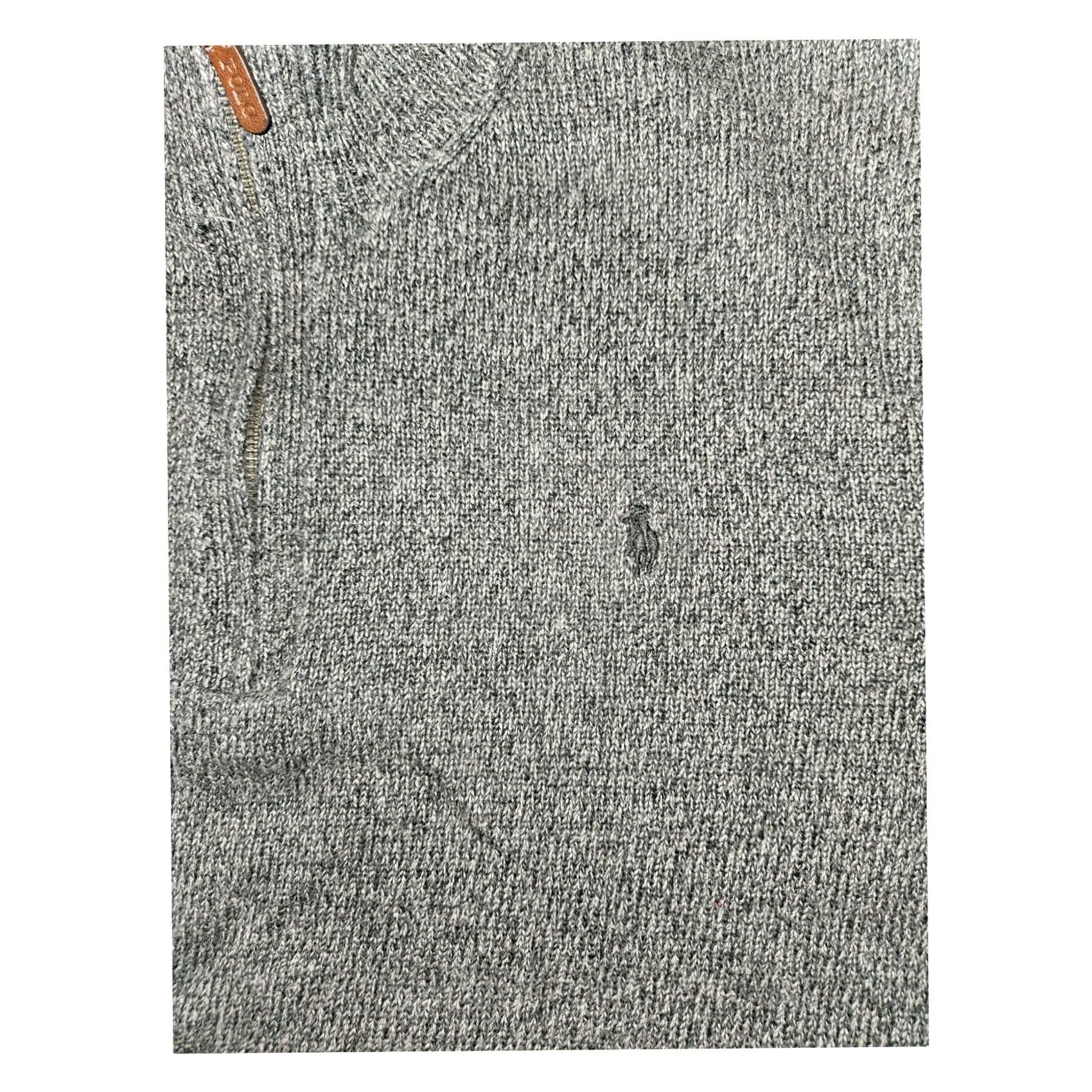 Polo Ralph Lauren Polo Ralph Lauren Sweater Men's XL Charcoal Gray 1/4 Zip Long Sleeve Preppy Size US XL / EU 56 / 4 - 5 Thumbnail