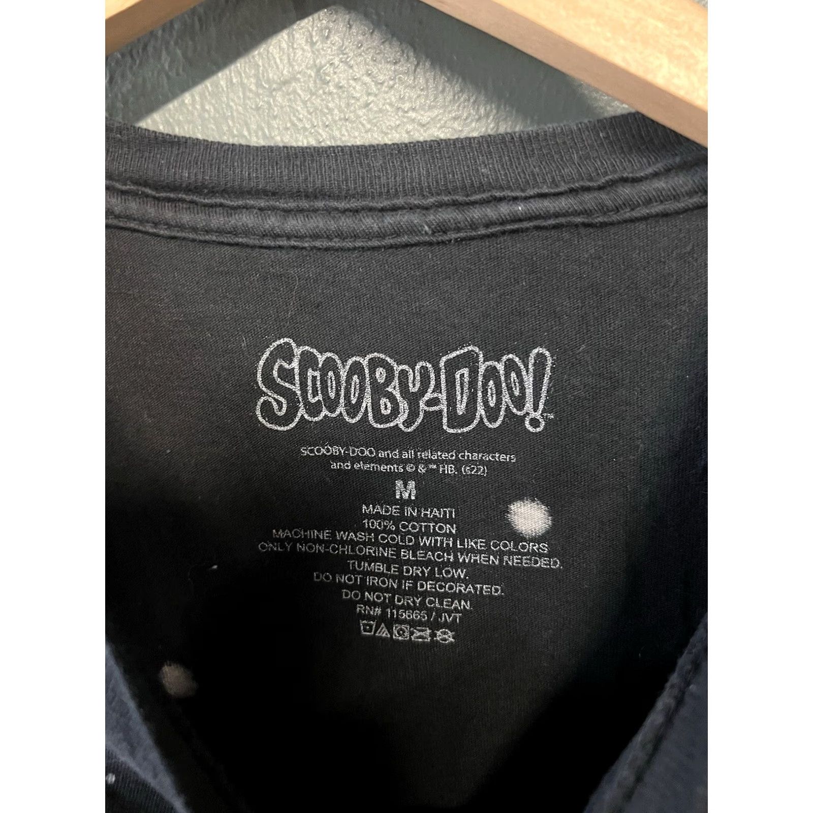 Vintage Scooby Doo Womens Black Short Sleeve T-Shirt Hex Girls Graphic Size M Size M / US 6-8 / IT 42-44 - 3 Thumbnail