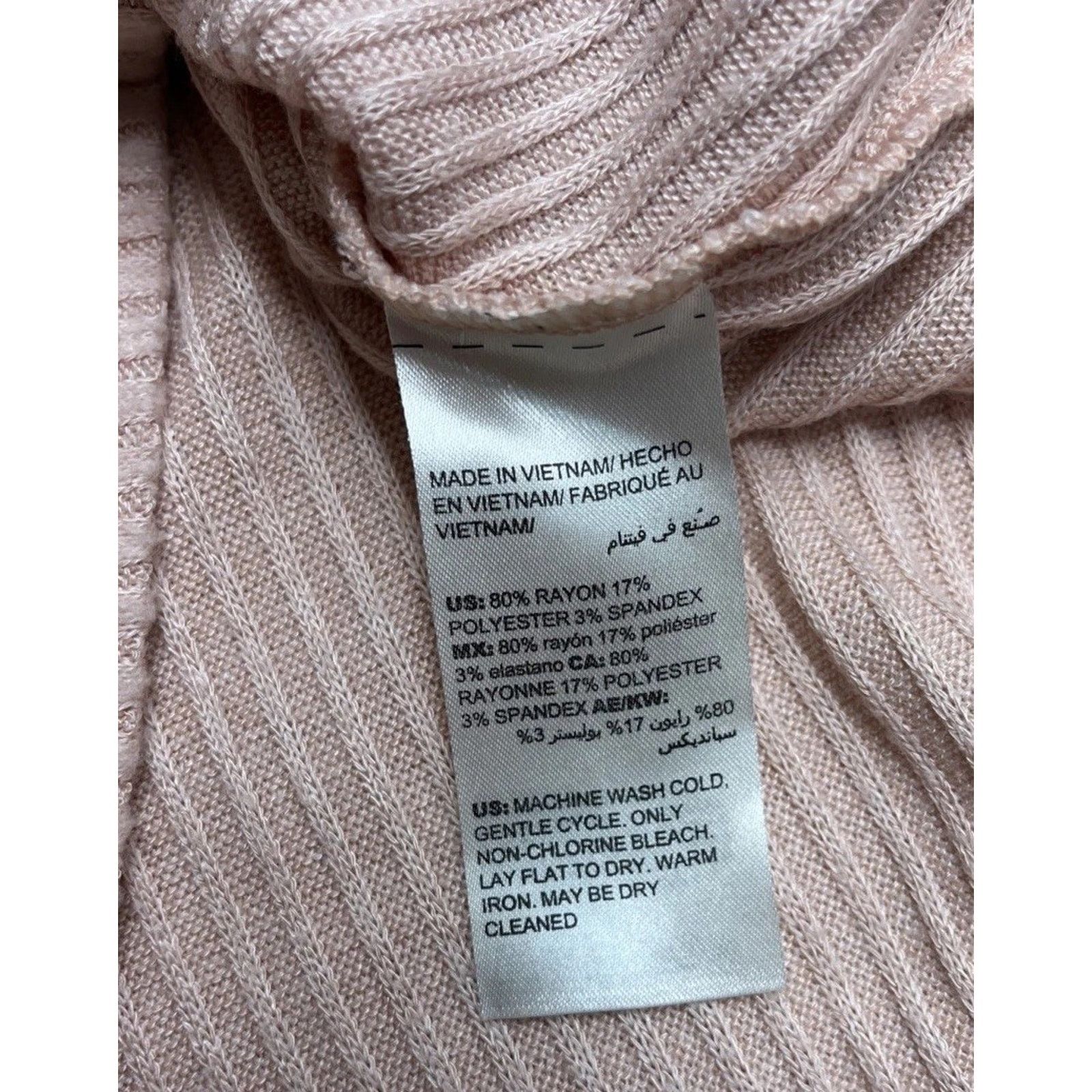 Chicos Zenergy By Chico's Womens Pink Sweater Size 2 Size L / US 10 / IT 46 - 7 Thumbnail