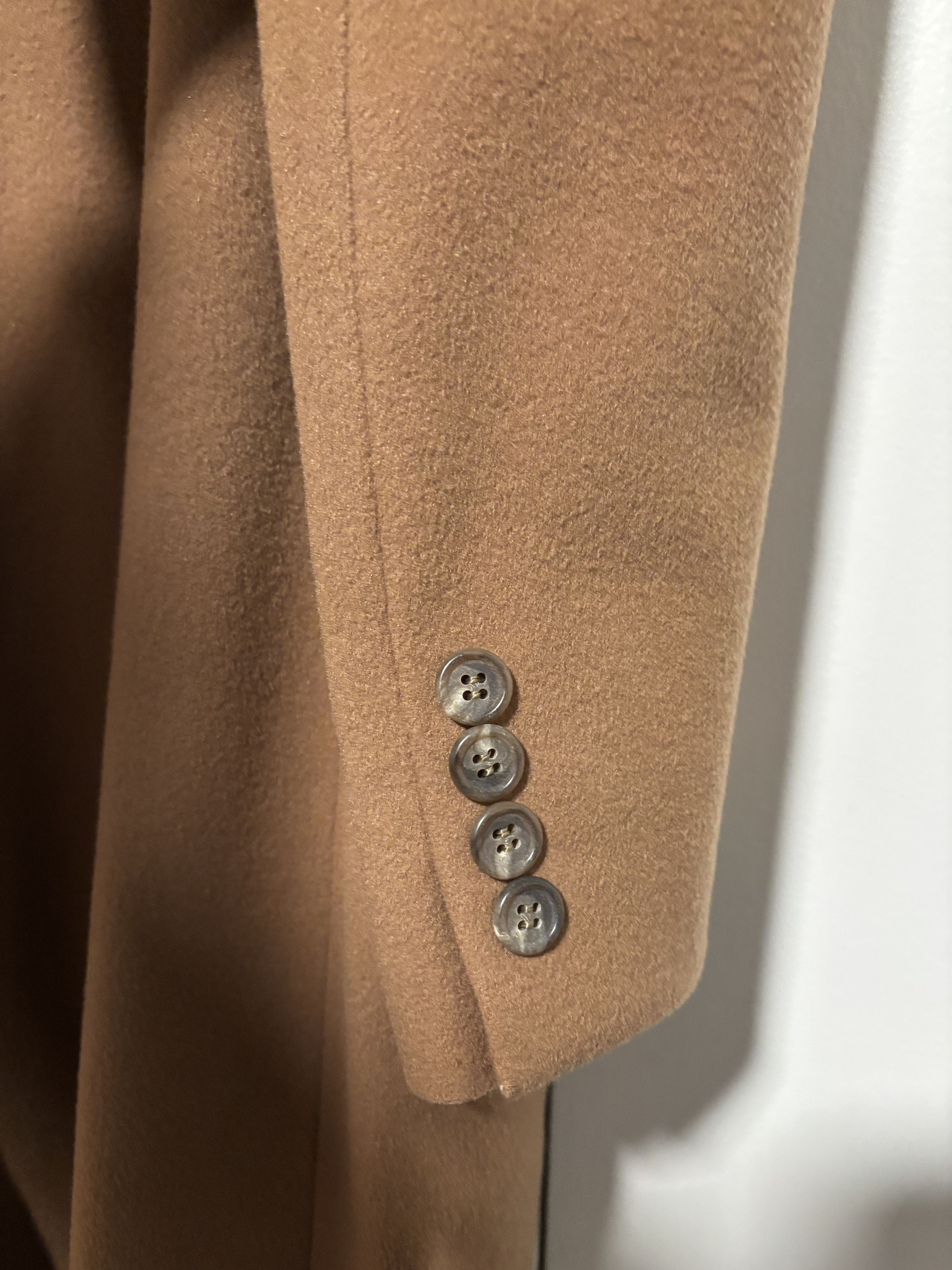 Samuelsohn Cashmere Double Breasted Tan/Camel Overcoat Polo Coat - M/L Size US L / EU 52-54 / 3 - 4 Thumbnail