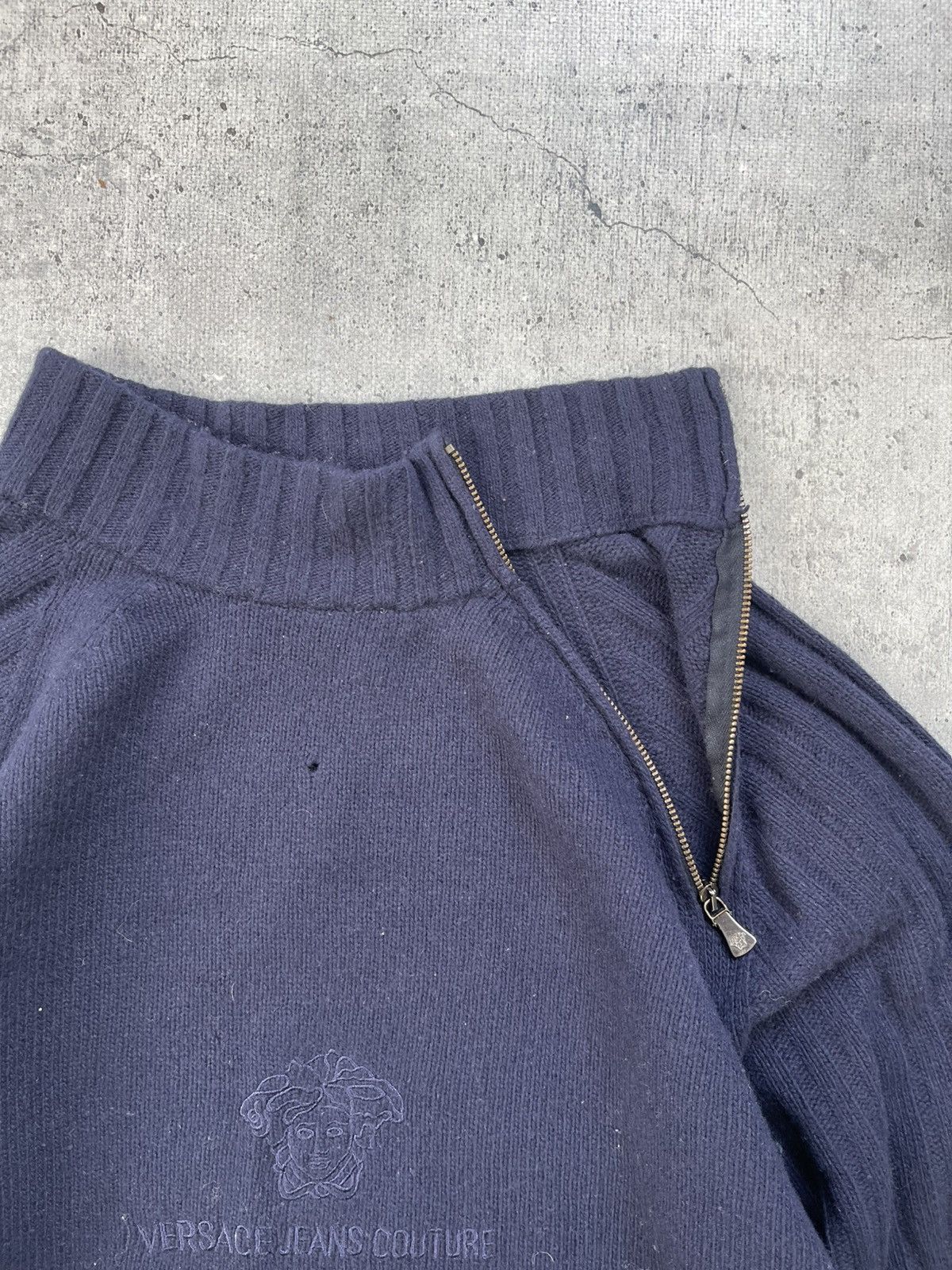 Versace Versace Jeans Couture 1/3 Zip Lampo Blend Fleece Pullover Size US L / EU 52-54 / 3 - 4 Thumbnail