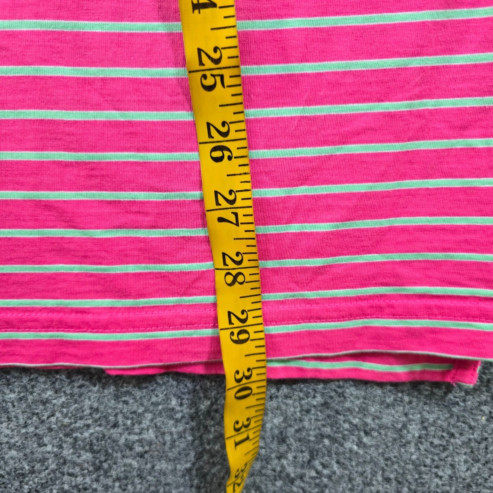Peter Millar Peter Millar Shirt Mens XL Pink Striped Pima Short Sleeve Golf Polo Casual Size US XL / EU 56 / 4 - 7 Thumbnail