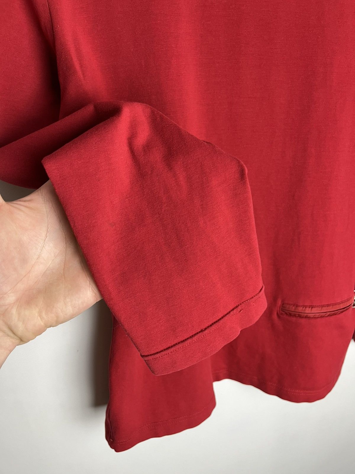Prada 00’s Prada Sport Red Tab Long Sleeve Tee Size XL / US 12-14 / IT 48-50 - 9 Thumbnail