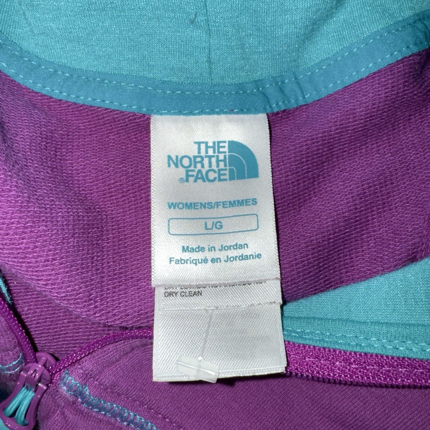The North Face The North Face Jacket Size L Purple Cotton Full Zip-Up Womens Size L / US 10 / IT 46 - 4 Thumbnail