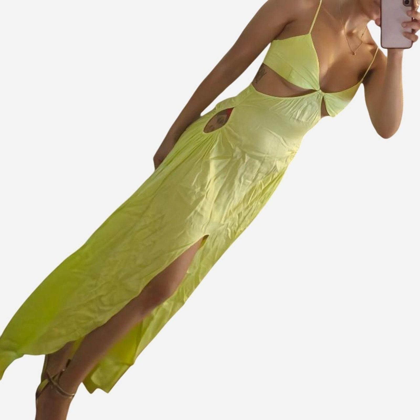 For Love & Lemons ForLove&Lemons Toni Cutout Maxi Dress Size XS Size XS / US 0-2 / IT 36-38 - 7 Thumbnail