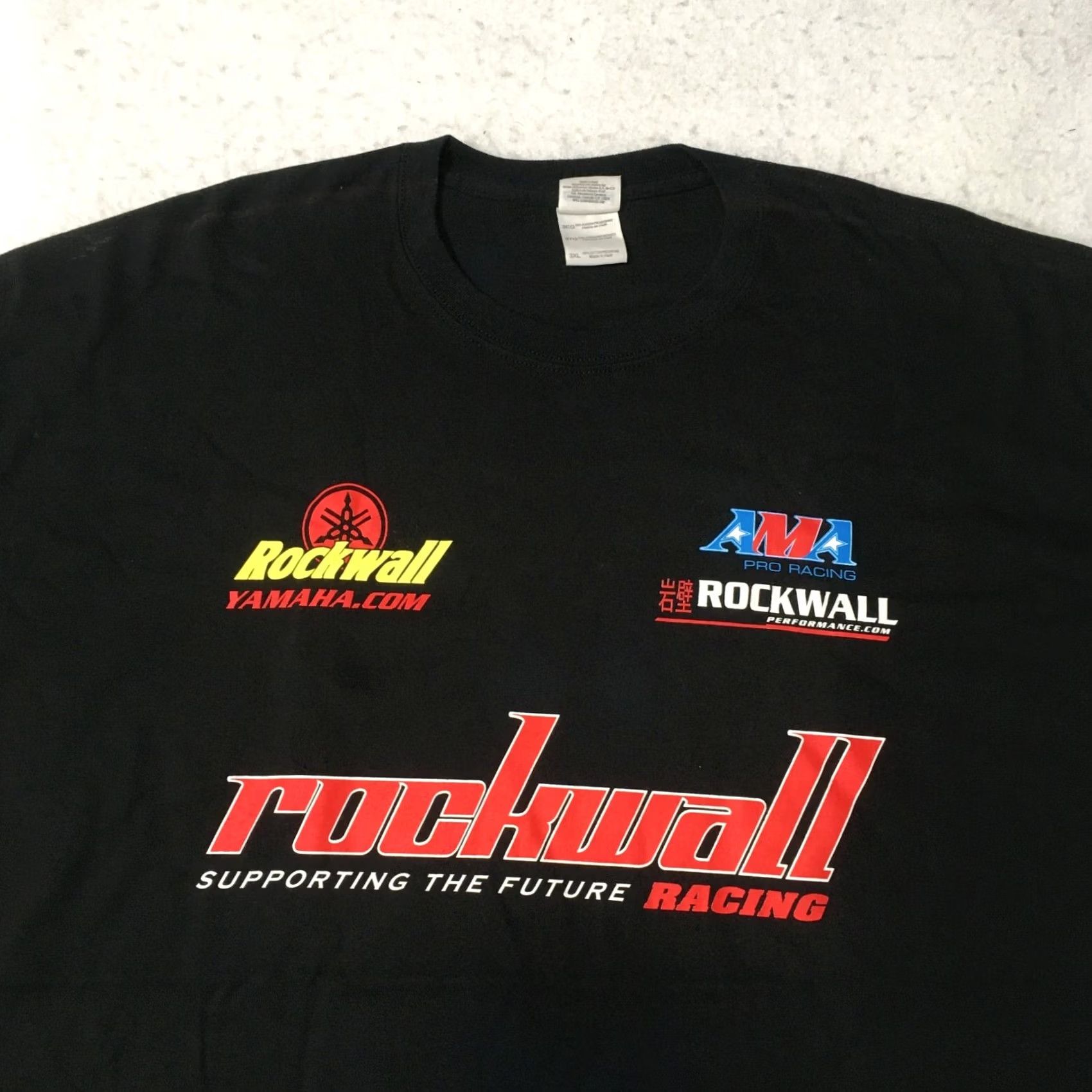 Gildan Gildan Rockwall Winston Pro Series Motorcycle AMA Made in USA Medium Shirt Adult 3XL Black Graphic Tee 80s Motorcycle Mens Size US XXL / EU 58 / 5 - 2 Thumbnail