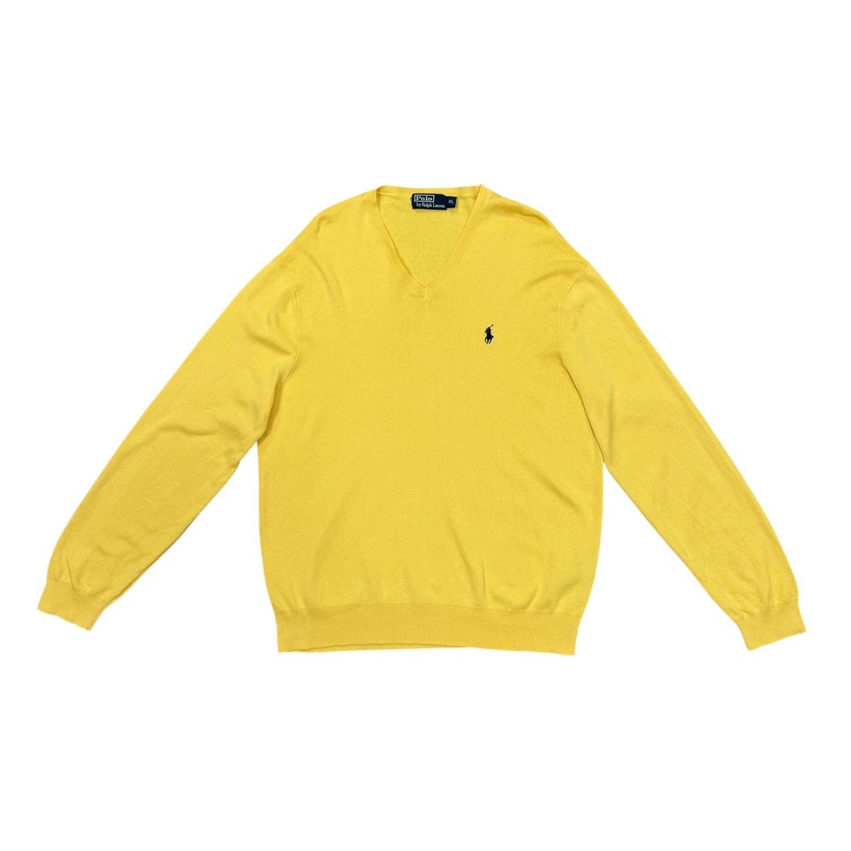 Polo Ralph Lauren × Vintage Polo Ralph Lauren V-Neck Sweater Pullover Men Size XL Size US XL / EU 56 / 4 - 1 Thumbnail