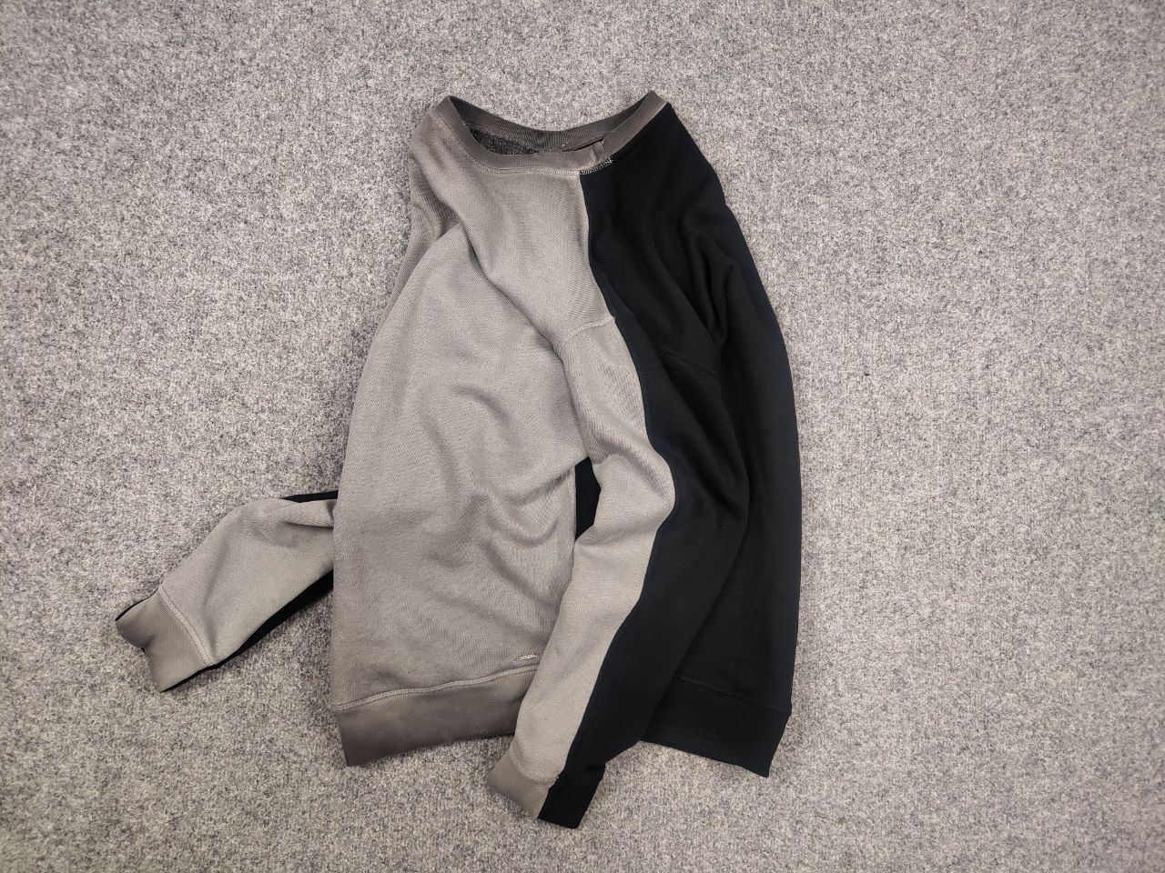 Diesel Diesel Desig Oversized Faded Combined Sweatshirt Vintage Y2K Size US M / EU 48-50 / 2 - 12 Thumbnail