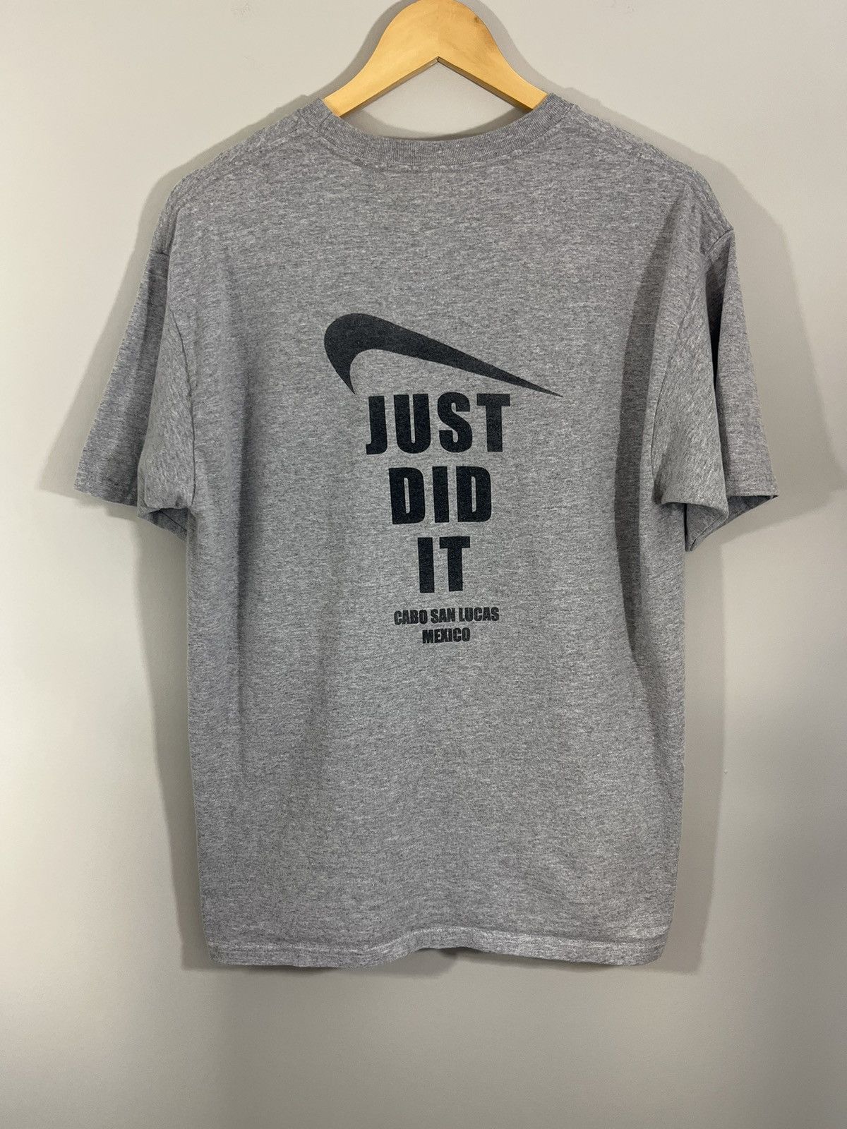 Vintage JUST DID IT Nike Parody Mexico Faded Sex Joke Tee Size US L / EU 52-54 / 3 - 2 Thumbnail