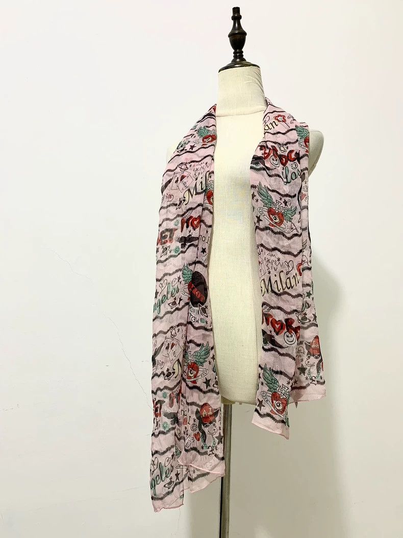 Vivienne Westwood Vivienne Westwood Tattoo silk scarf Size ONE SIZE - 5 Thumbnail