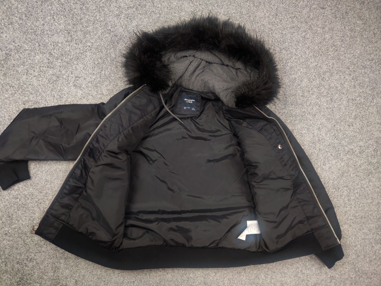 Abercrombie & Fitch Vintage Abercrombie Bomber Zip Fur Jacket If Six Was Nine Size US S / EU 44-46 / 1 - 10 Thumbnail