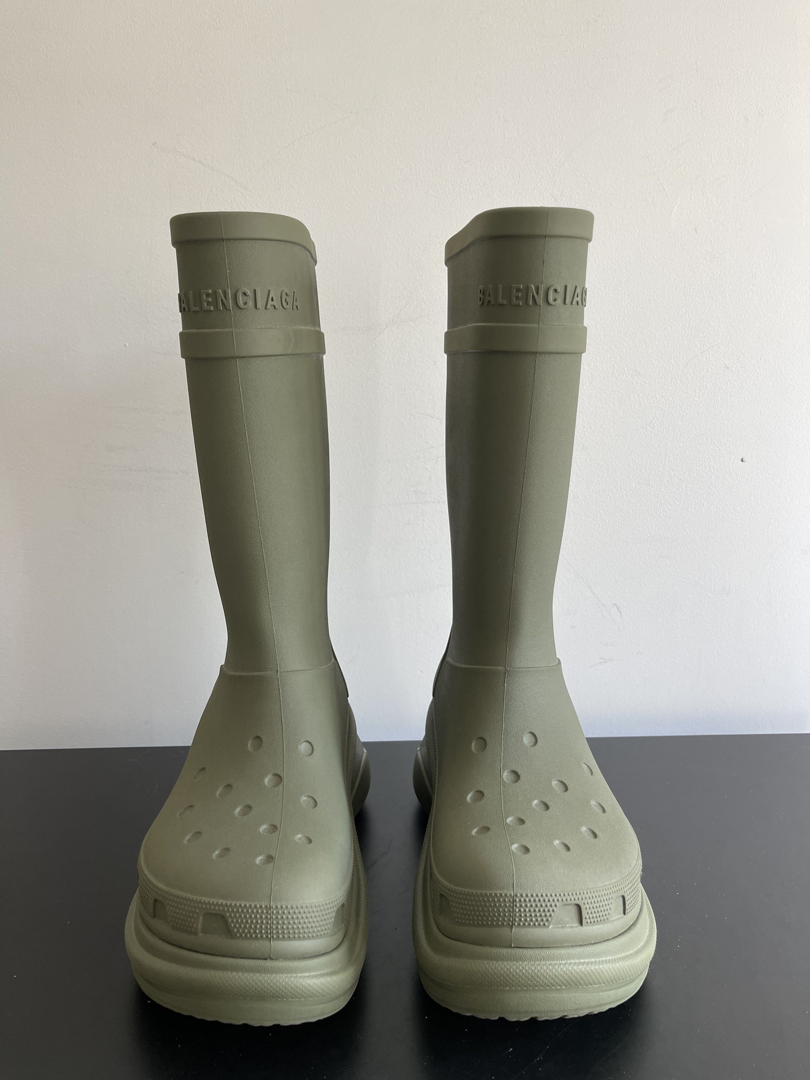 Balenciaga New Crocs Boots (42) US 9 | Grailed