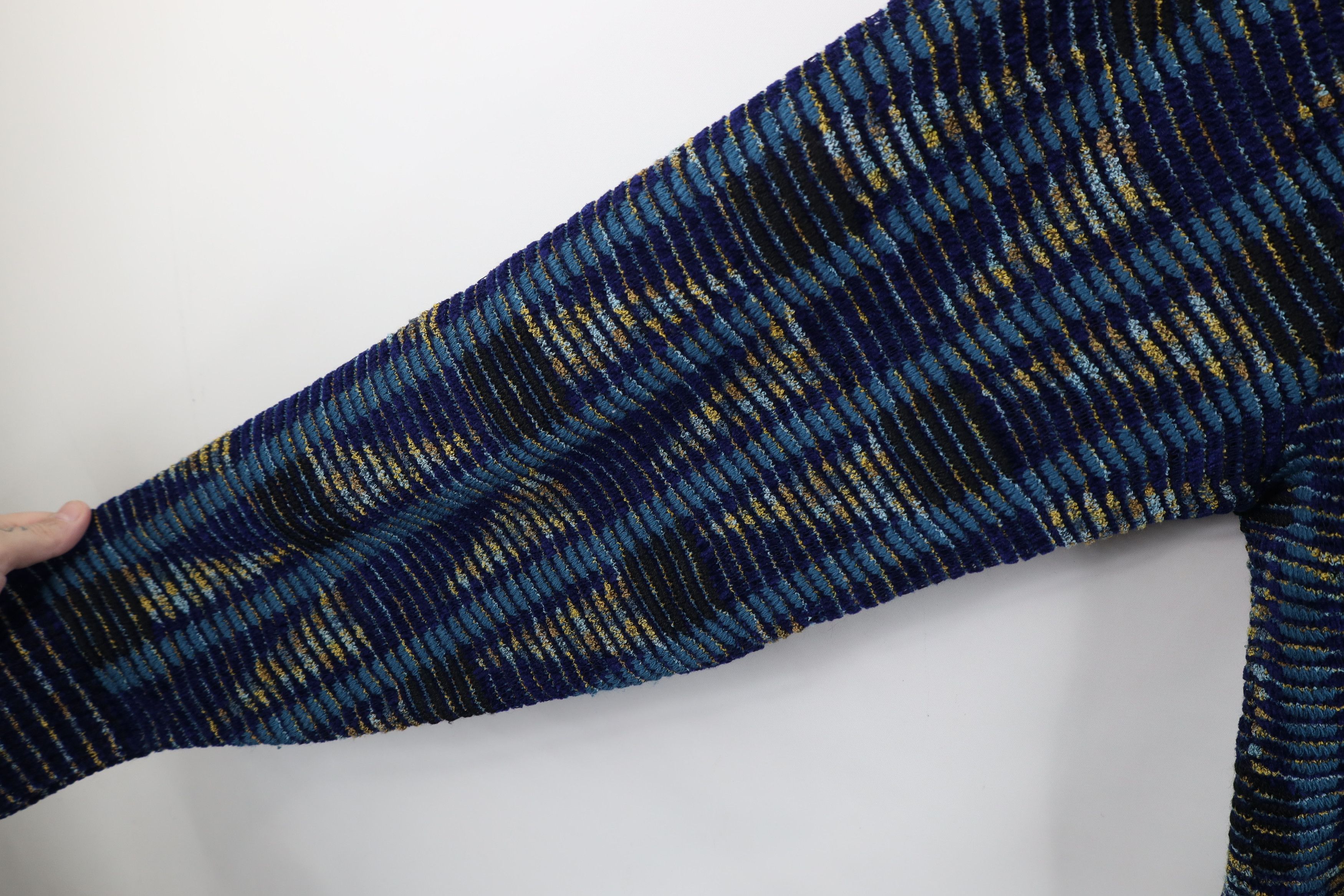 Vintage Vintage 90s Coogi Style Geometric Ribbed Knit Sweater Size US XL / EU 56 / 4 - 6 Thumbnail