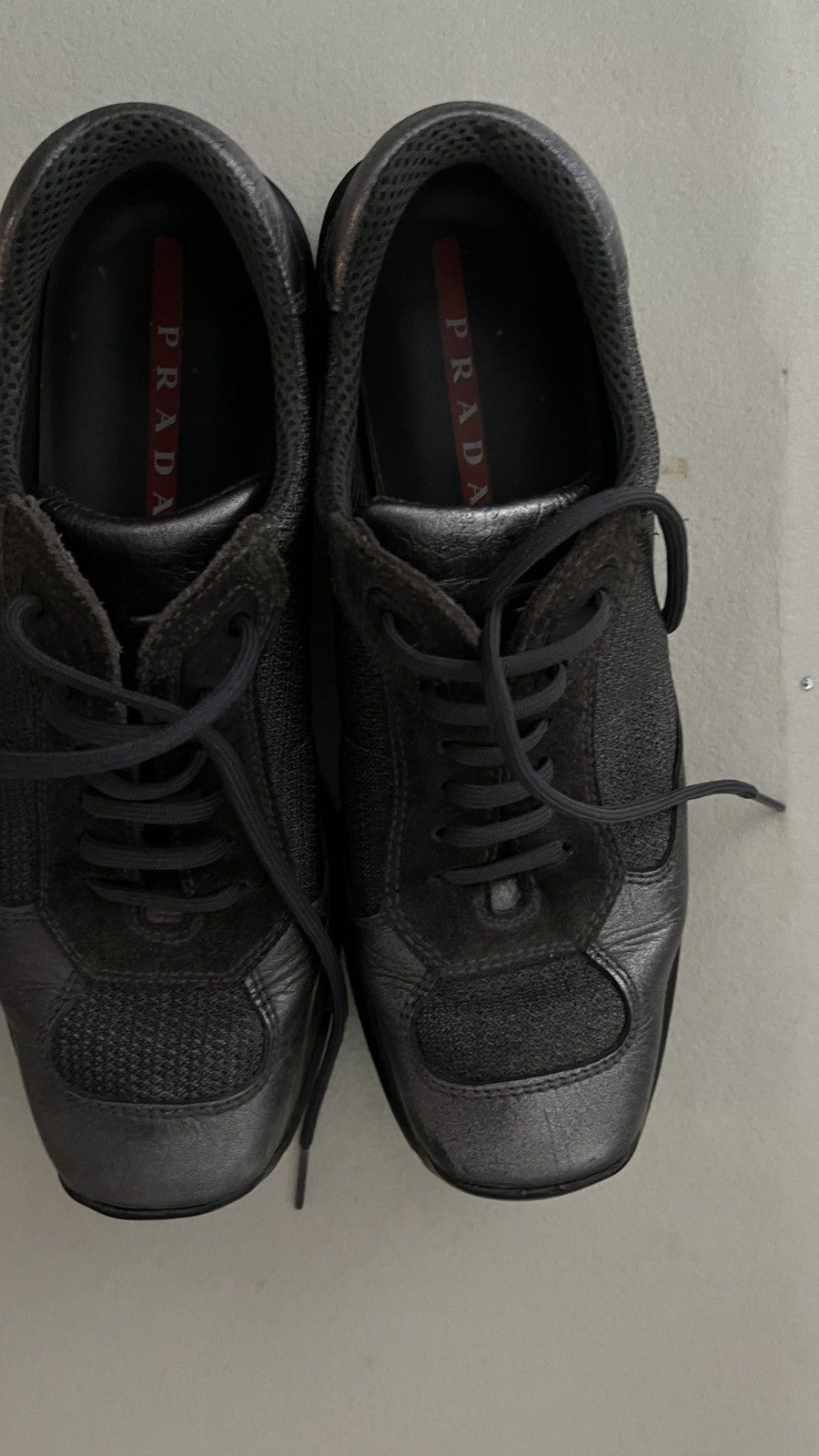 Silver Vintage Prada Sneakers