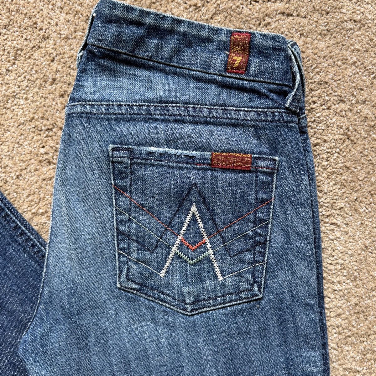 7 For All Mankind For All Mankind A-Pocket Bootcut - USA Size 26" / US 2 / IT 38 - 2 Thumbnail