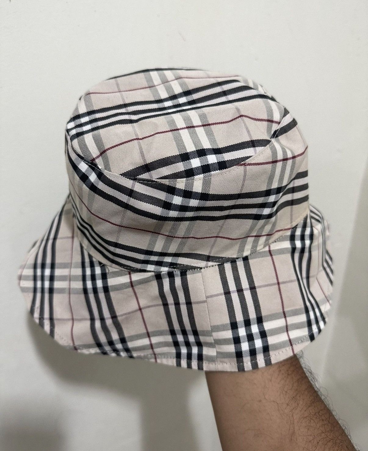 Japanese Brand Nova Checked Burberry Hat Size ONE SIZE - 3 Thumbnail