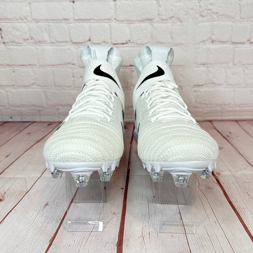 Nike Nike Alpha Menace Elite 2 Flyknit White Football Cleats Size US 11 / EU 44 - 5 Thumbnail
