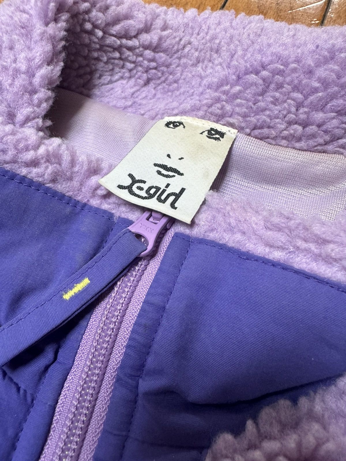 X-Girl AMAZING RARE VINTAGE X-GIRL SAMPLE PURPLE WOOL ANORAK Size S / US 4 / IT 40 - 3 Thumbnail