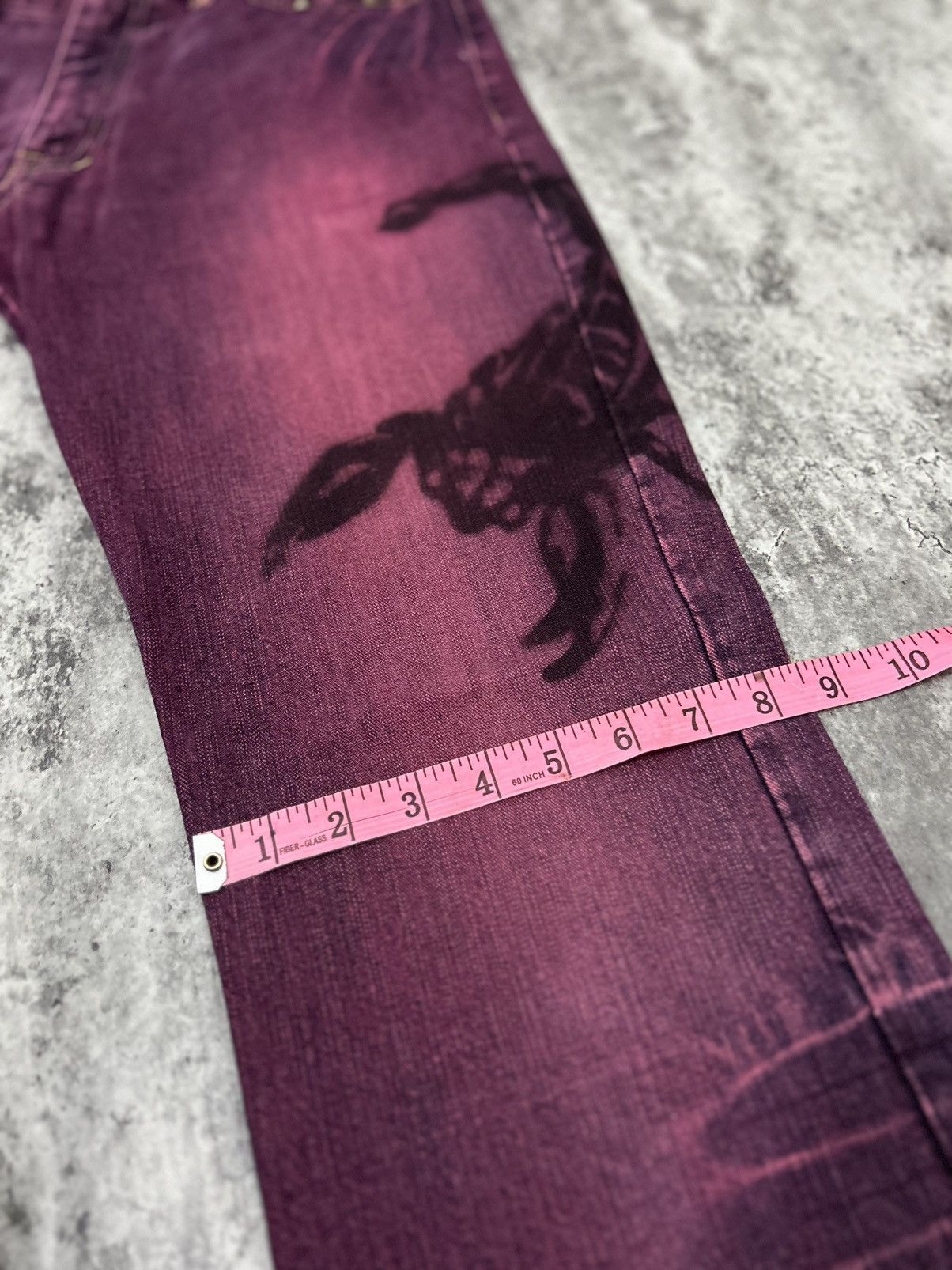 Vintage Rustenburg Homme Scorpion Distressed Jeans Size US 32 / EU 48 - 19 Thumbnail