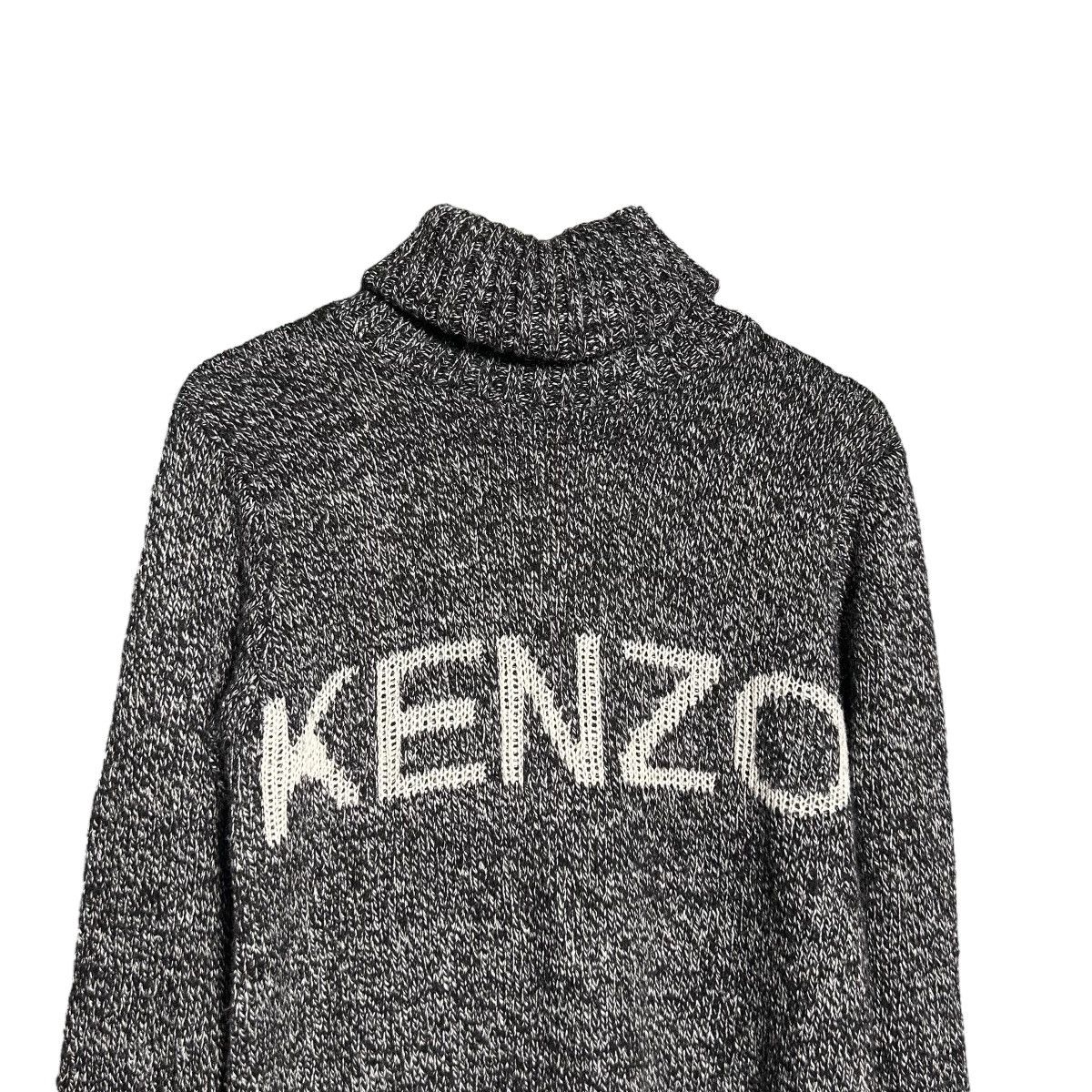 Kenzo Kenzo Big Logo Knit MiNi Dress Size M / US 6-8 / IT 42-44 - 2 Thumbnail